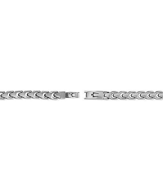 Bulova Men's Stainless Steel Chain Bracelet Product Image