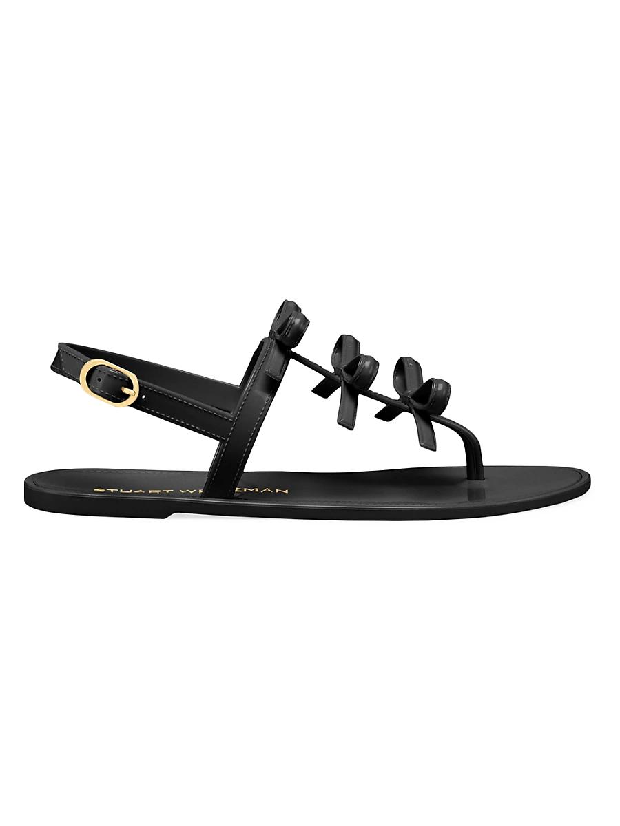 Stuart Weitzman Womens Felicity Bow Sandals Product Image