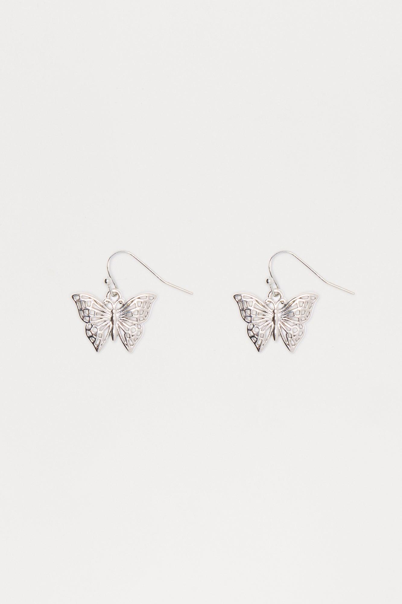 Women's Colibri Earrings in White/navy Product Image