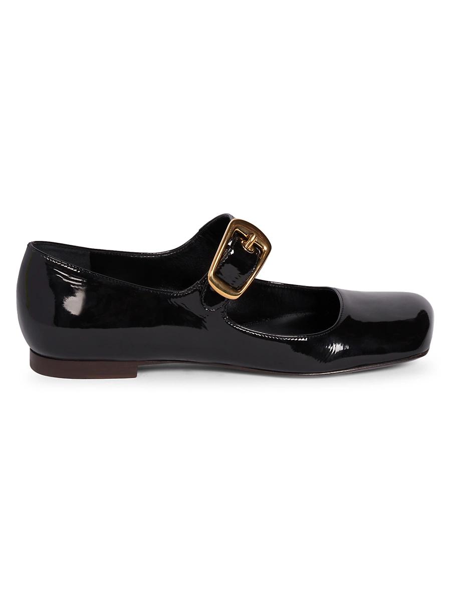 Womens Polly Patent Leather Mary Jane Flats Product Image