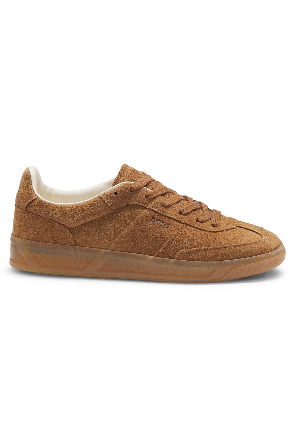 Rubber-sole trainers in suede Product Image
