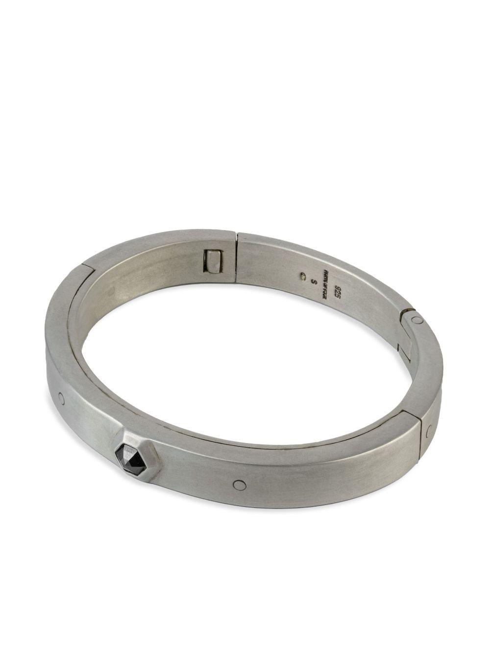 sterling silver Sistema black diamond bracelet Product Image