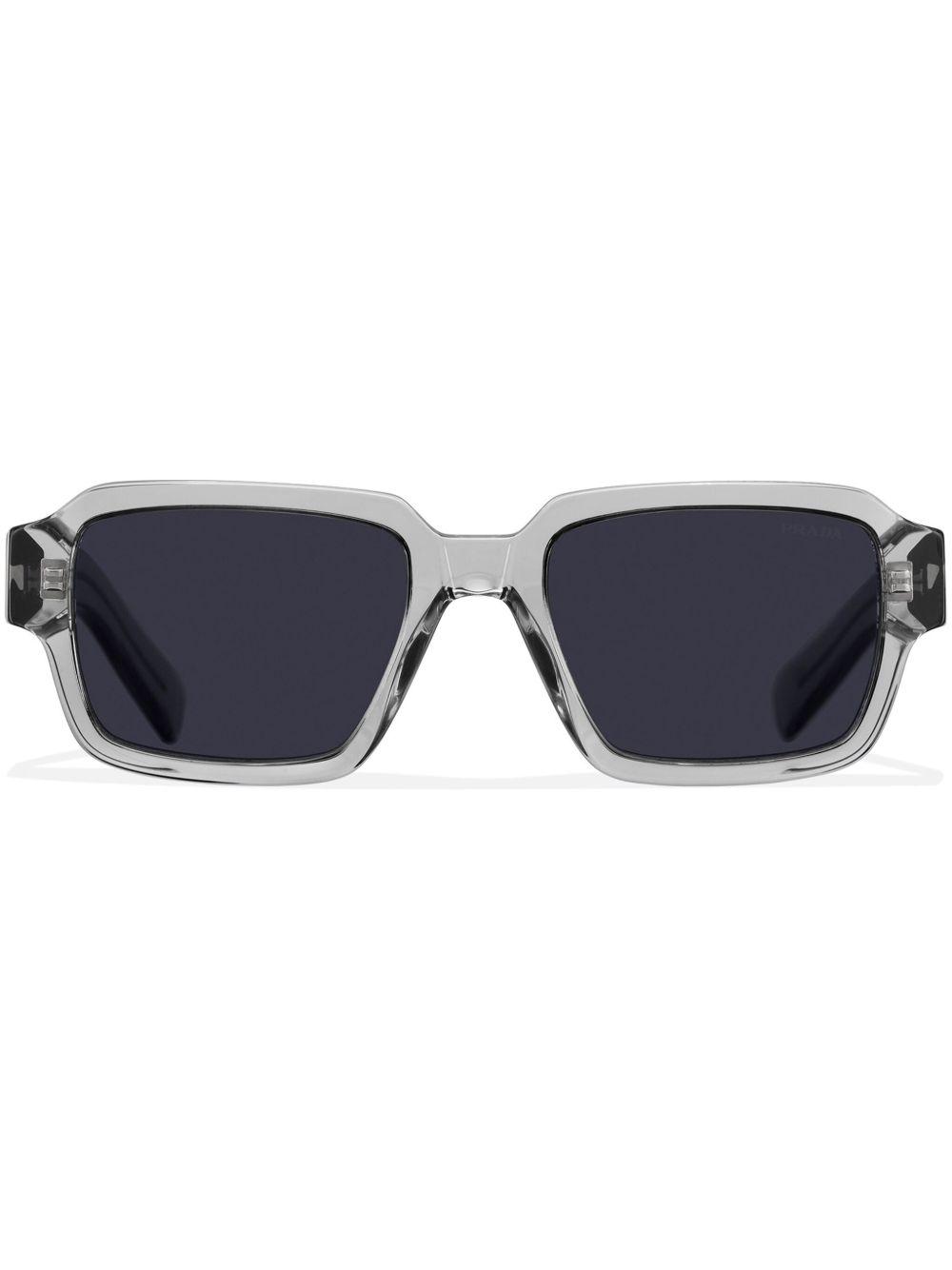 logo-detail rectangle-frame sunglasses Product Image