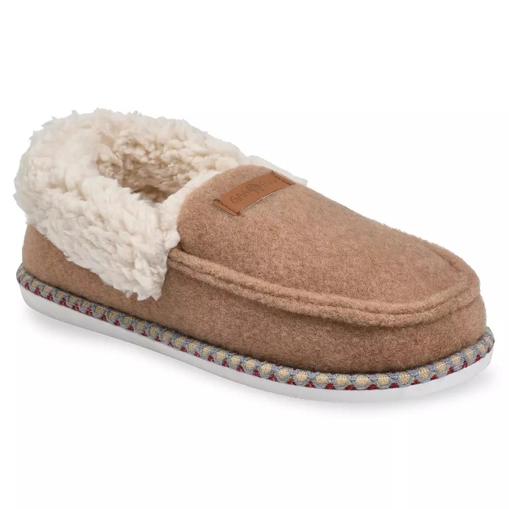 Women's GaaHuu® Felted Moccasin Slippers, Size: Small Product Image