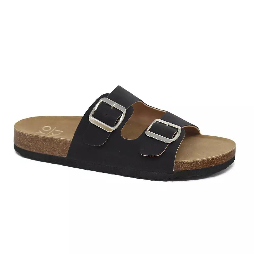 Yoki Gian 91 Women's Double Buckle Slide Sandals,  Product Image