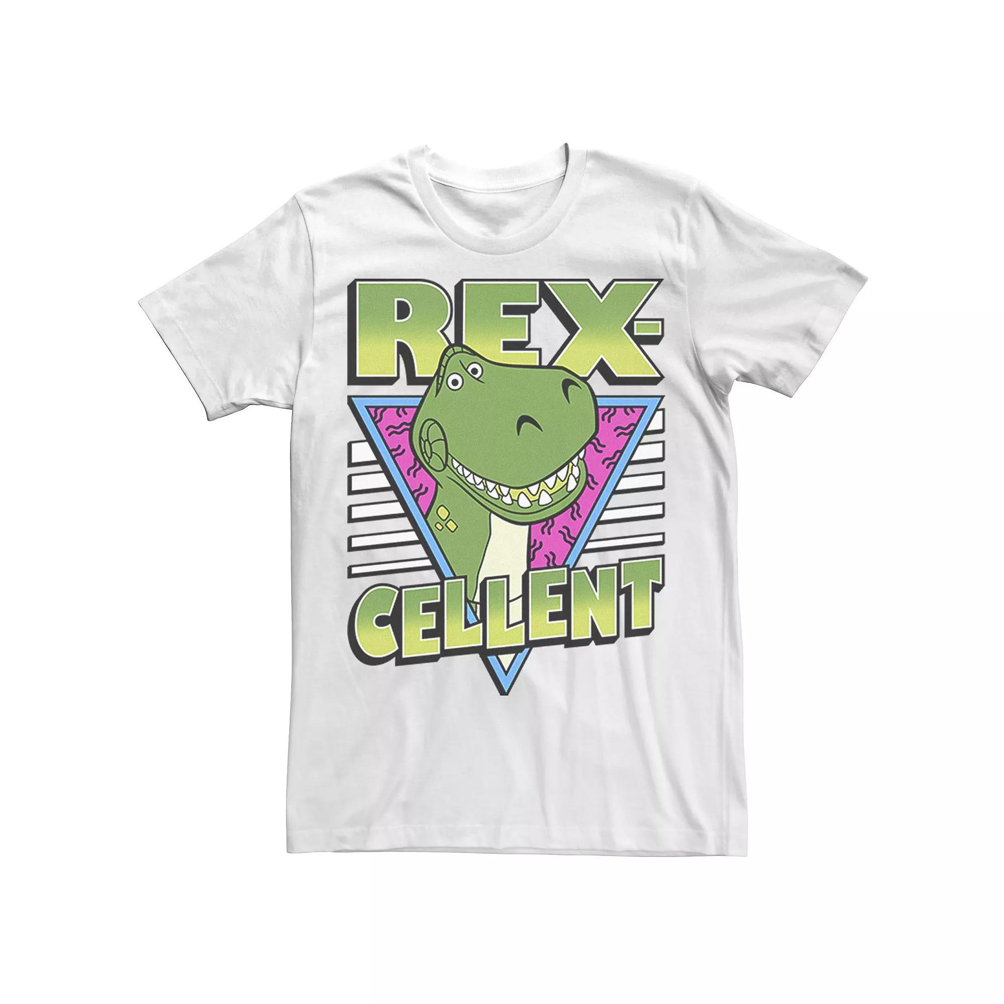 Disney / Pixar's Toy Story 4 Men's Retro Rex-cellent Portrait Tee,  Product Image