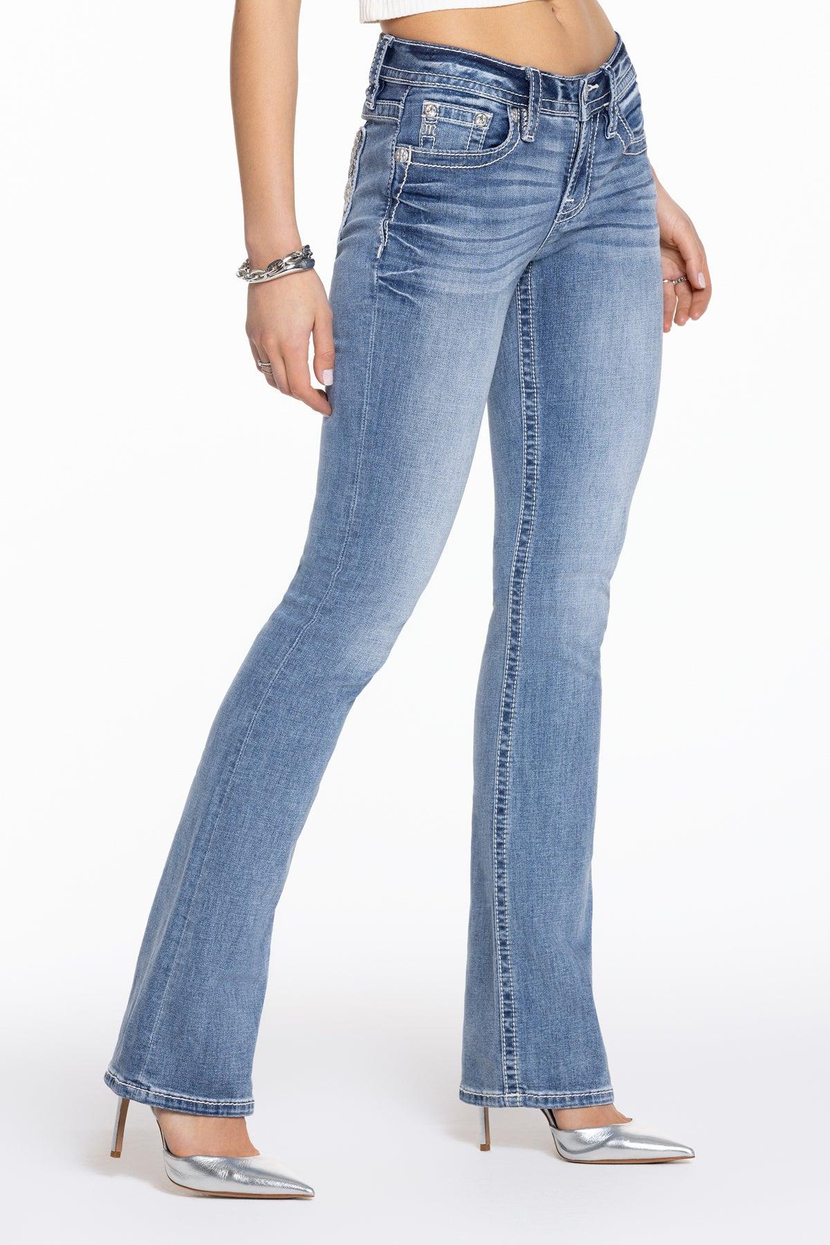 Sariya Floral Bootcut Jeans Product Image