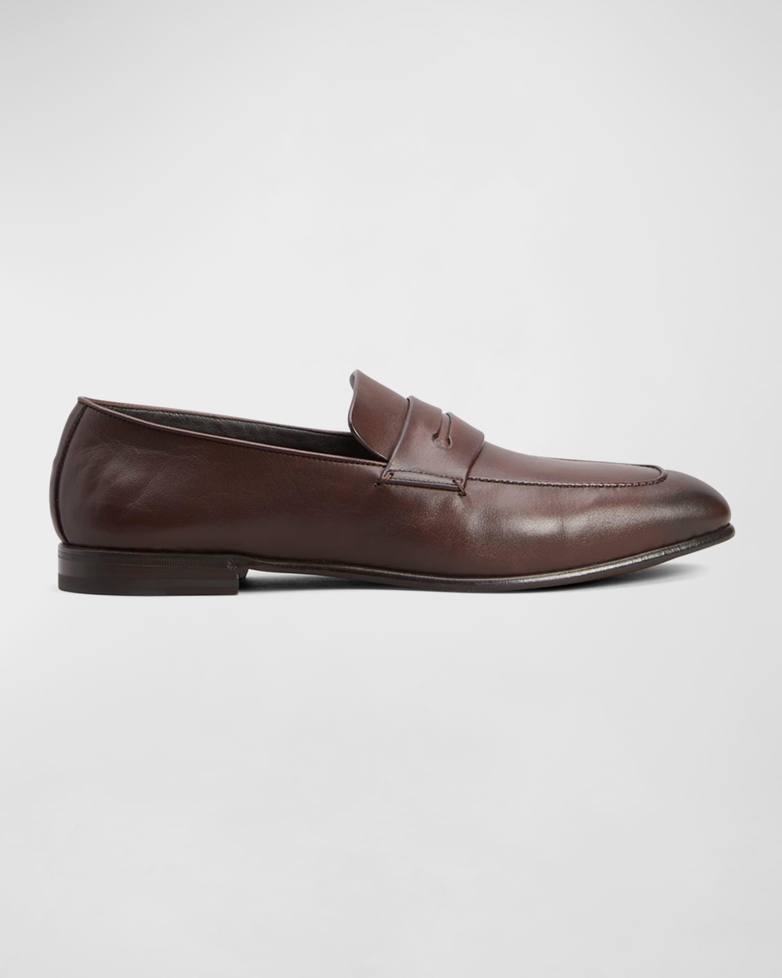 Men's Lasola Leather Penny Loafers Product Image
