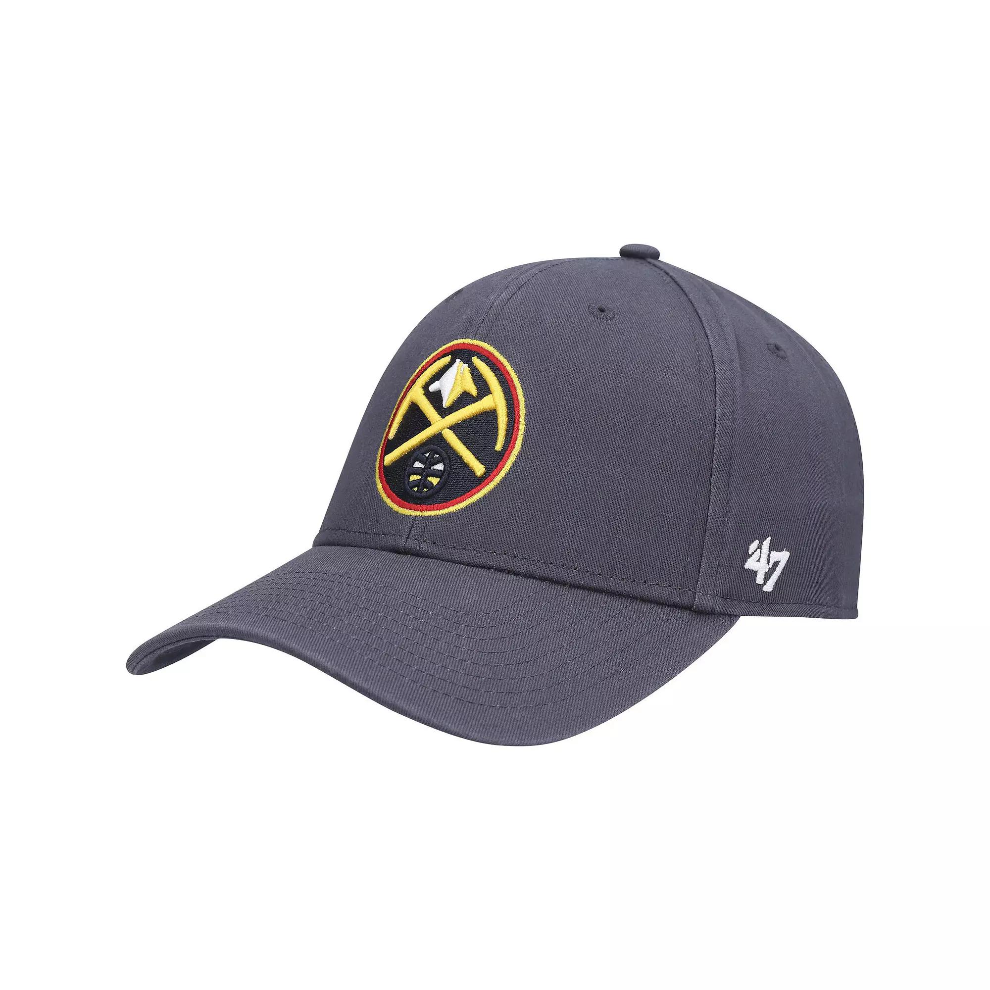 Men's '47 Charcoal Denver Nuggets Legend MVP Adjustable Hat, Nug Charco Product Image