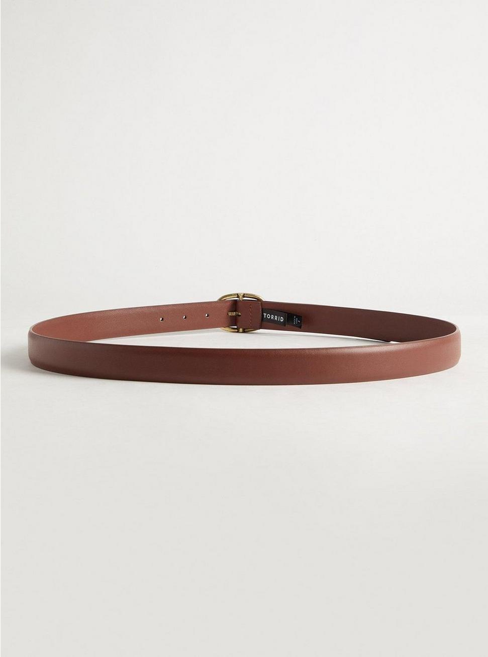 Oval Buckle Denim Belt Product Image