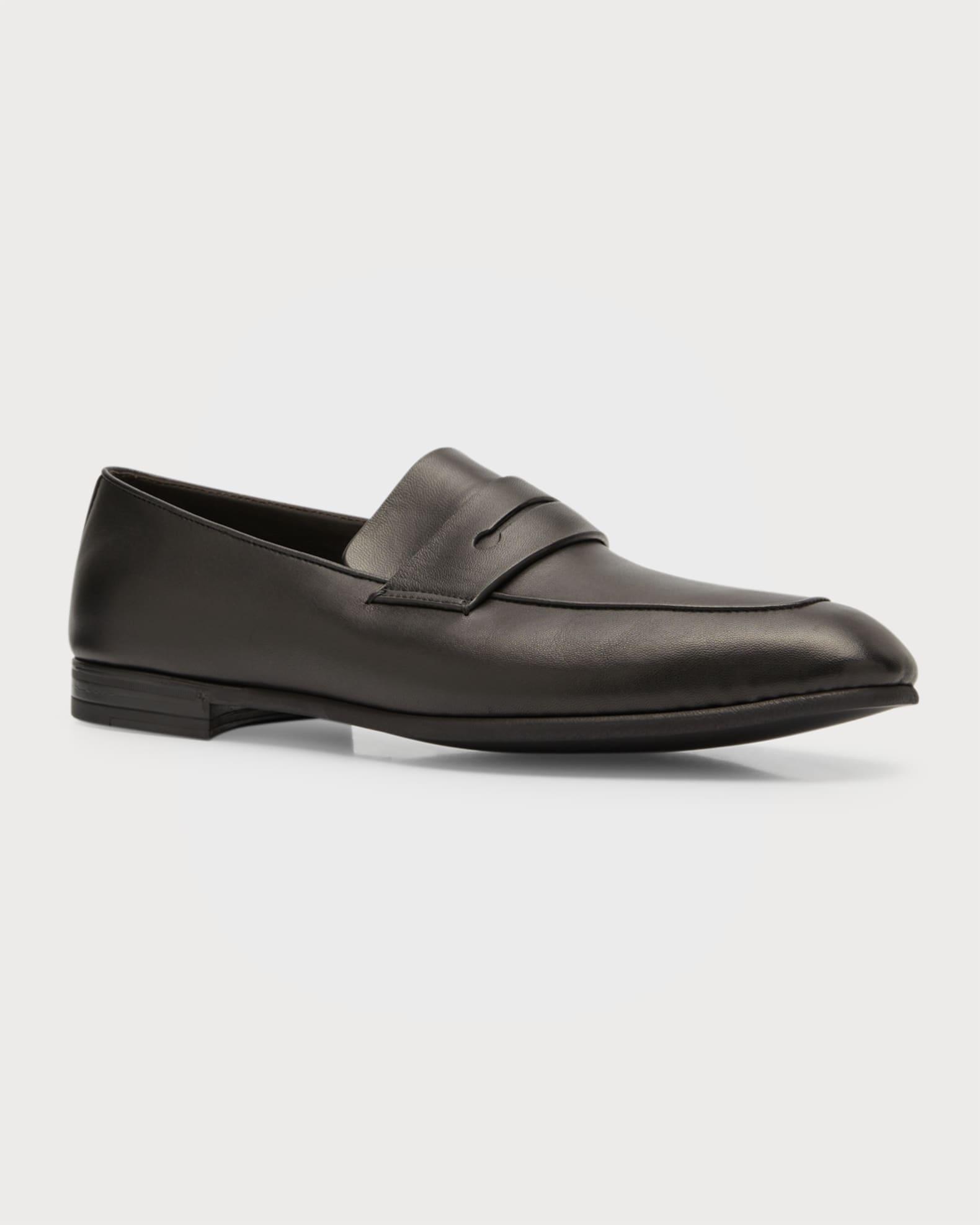Men's Lasola Leather Penny Loafers Product Image