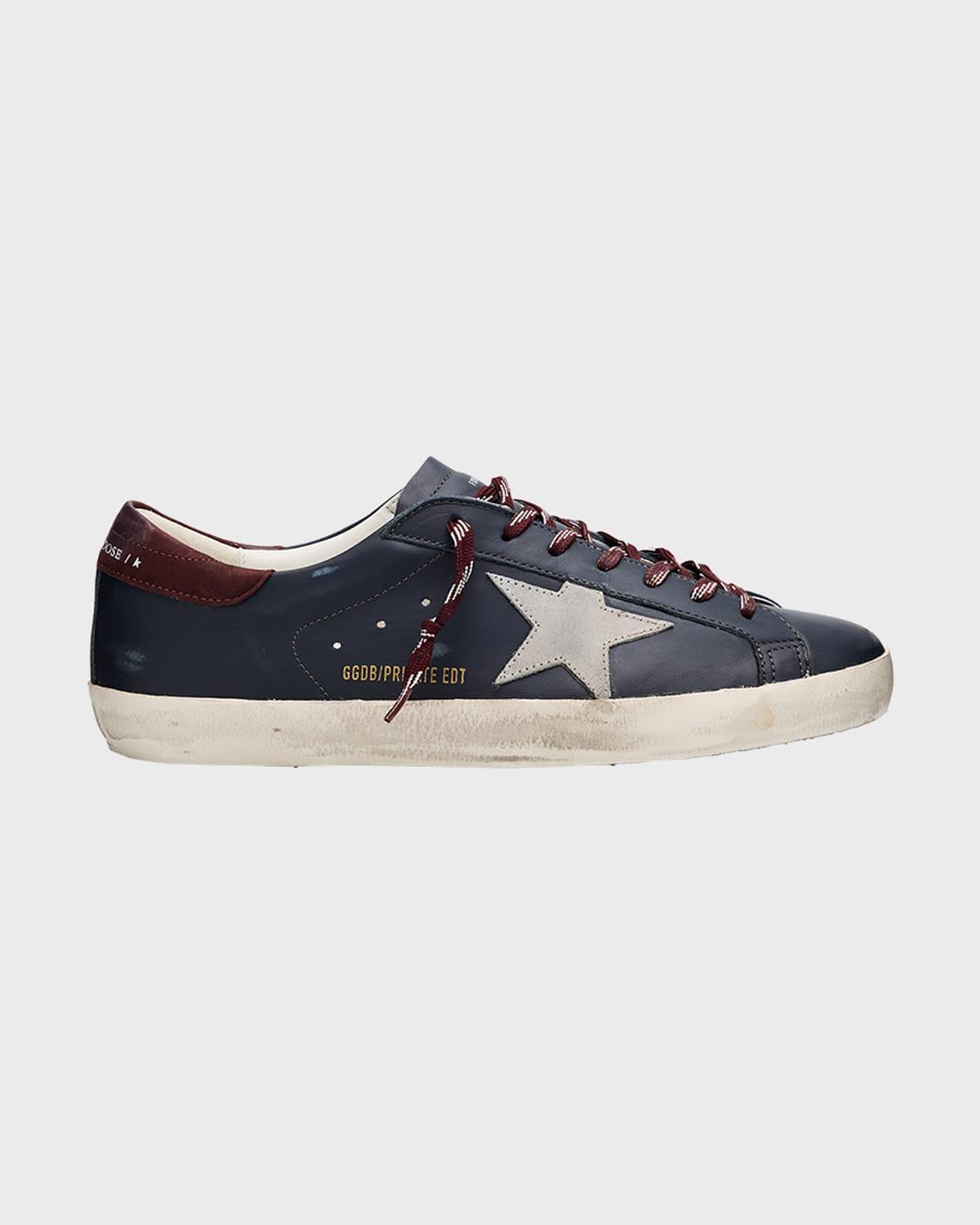 Men's Superstar Leather Low-Top Sneakers Product Image