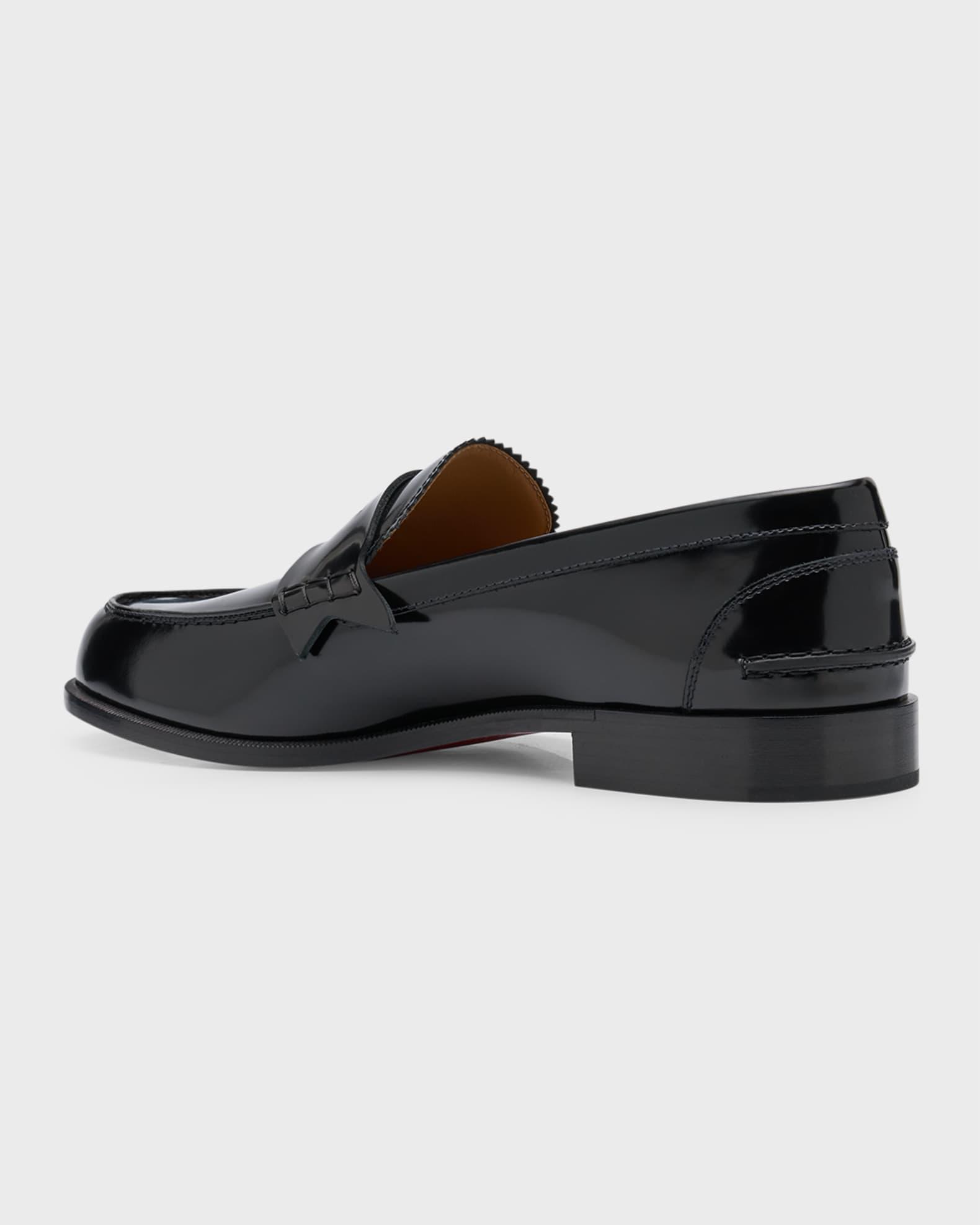 Mens Penny Leather Loafers Product Image