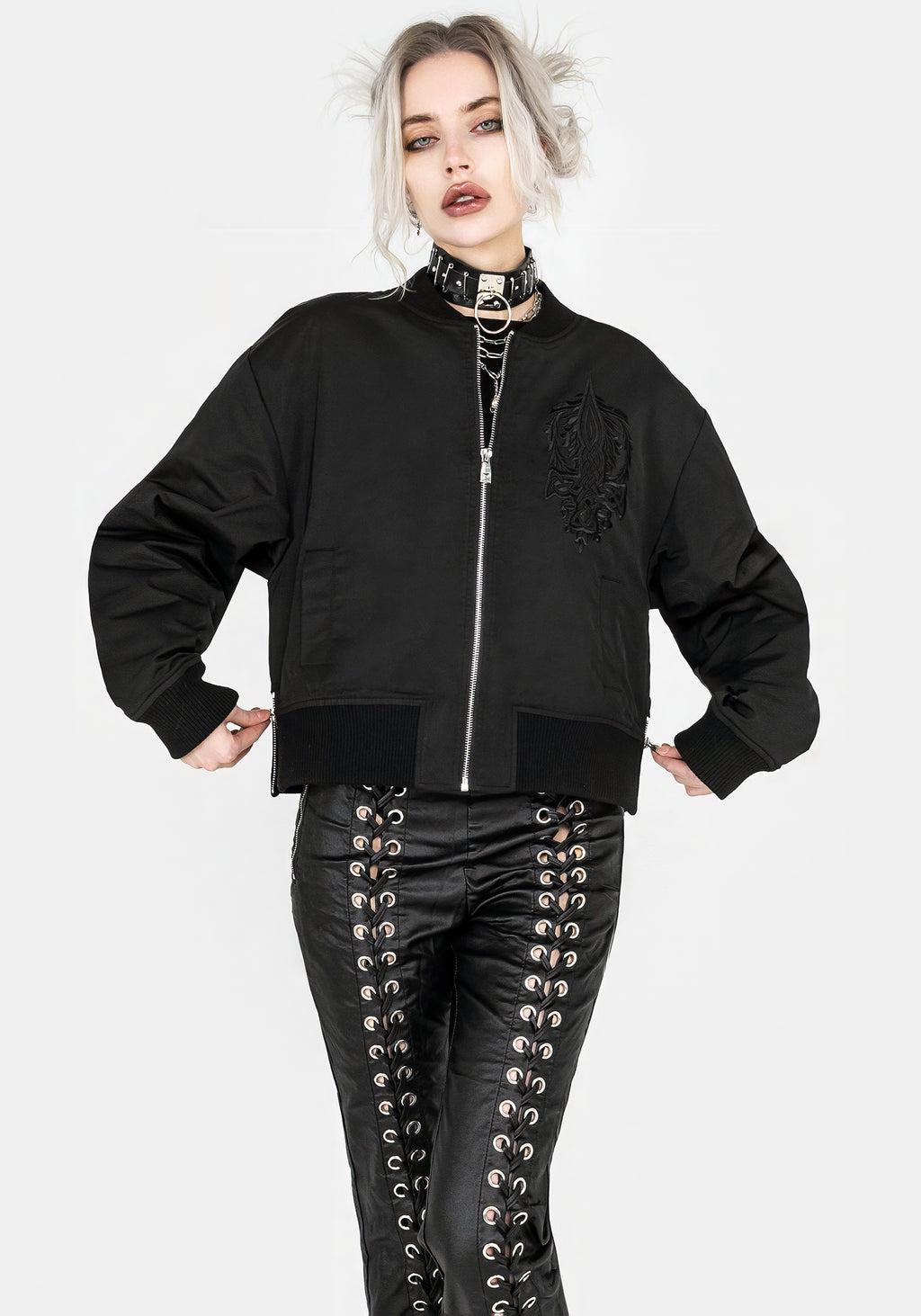 Daine Embroidered Bomber Jacket Product Image
