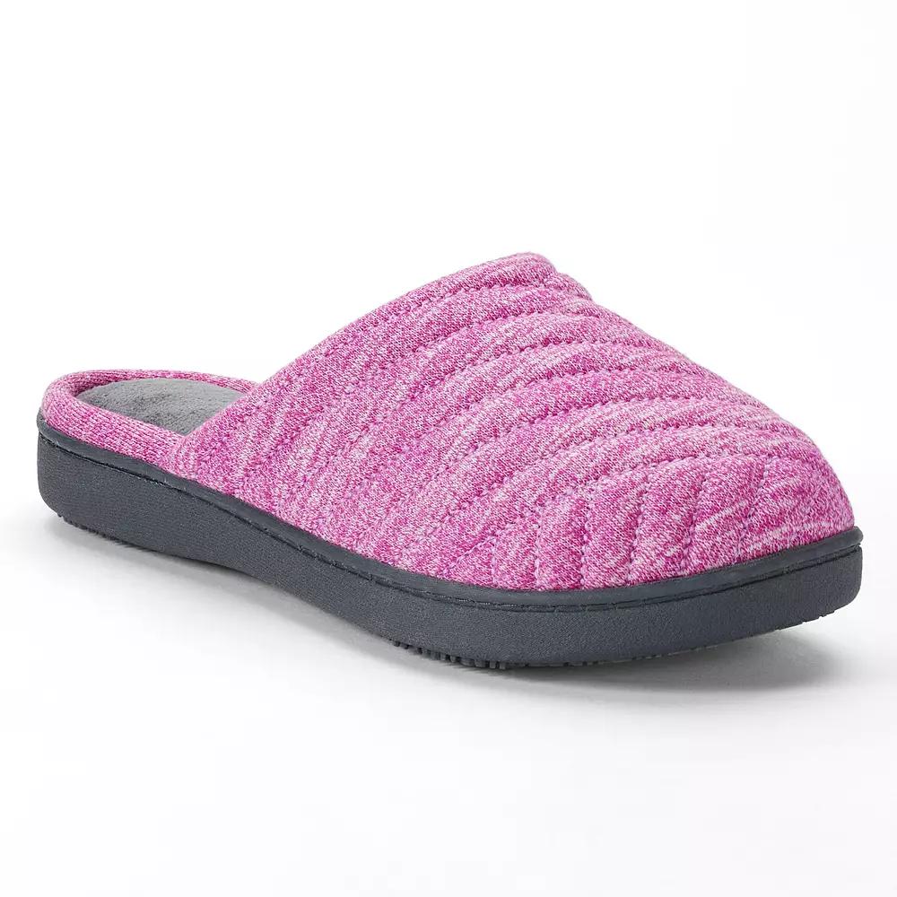 isotoner Andrea Space Knit Women's Clog Slippers,  Product Image