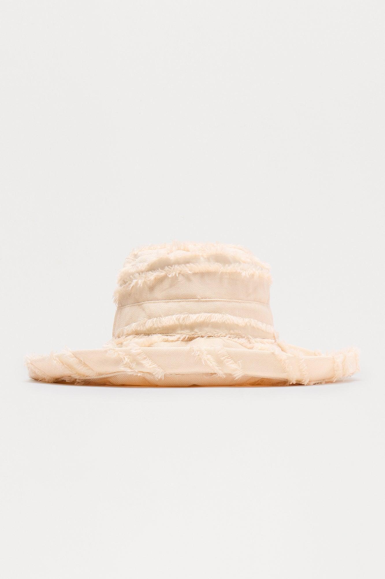 Vacay Oversized Sun Hat - Ivory Product Image