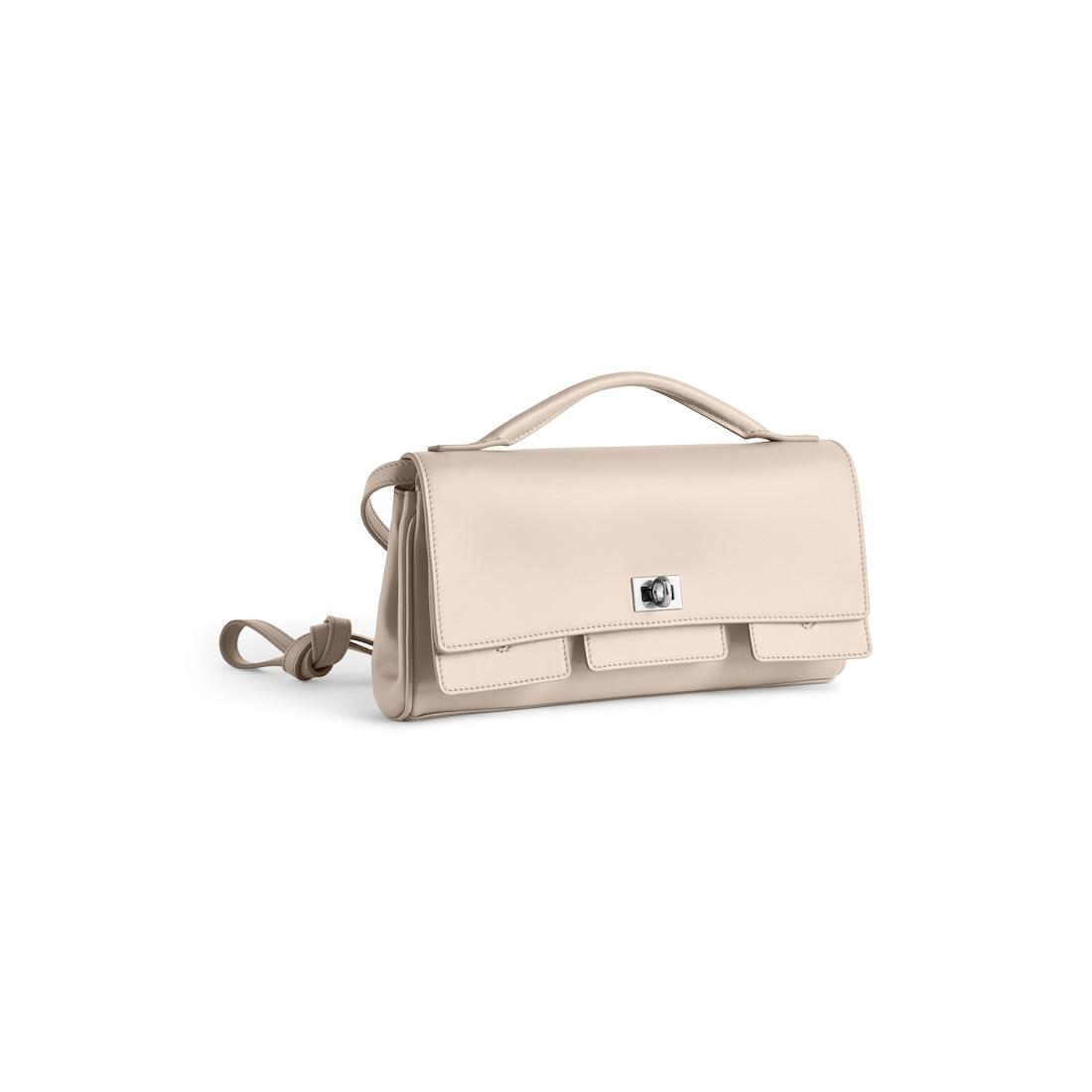 Women's Bel Air Clutch On Strap Small in Almond Product Image