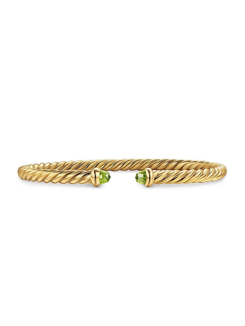 Womens Cablespira Flex Bracelet in 18K Yellow Gold Product Image