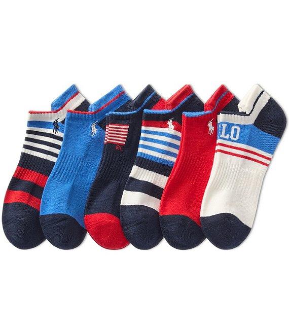 Polo Ralph Lauren Polo USA Low-Cut 6-Pack Socks Product Image