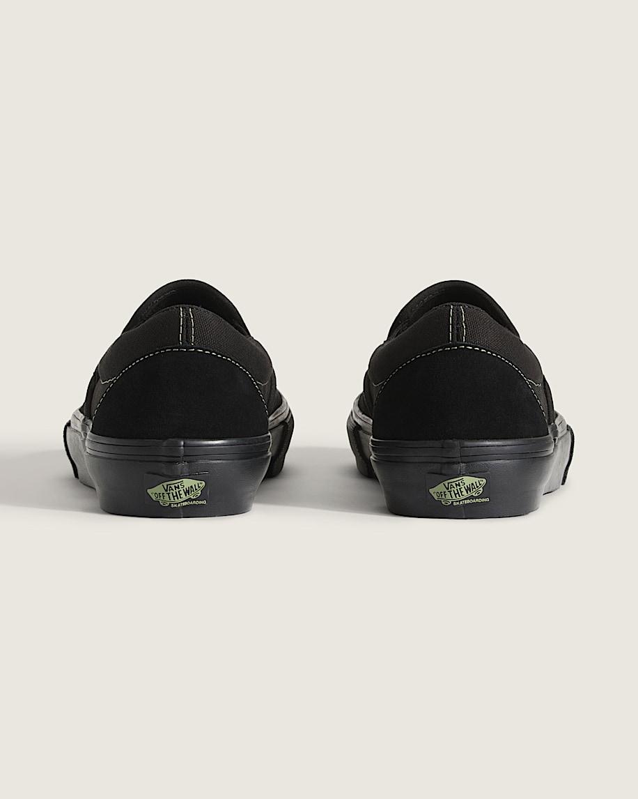 Skate Slip-On Shoe in Black / Olive Green| Vans US Product Image