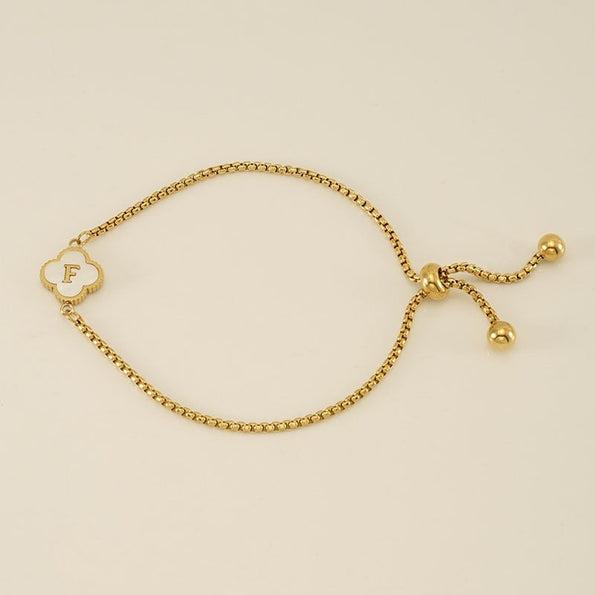Clover Initial Bracelets Product Image
