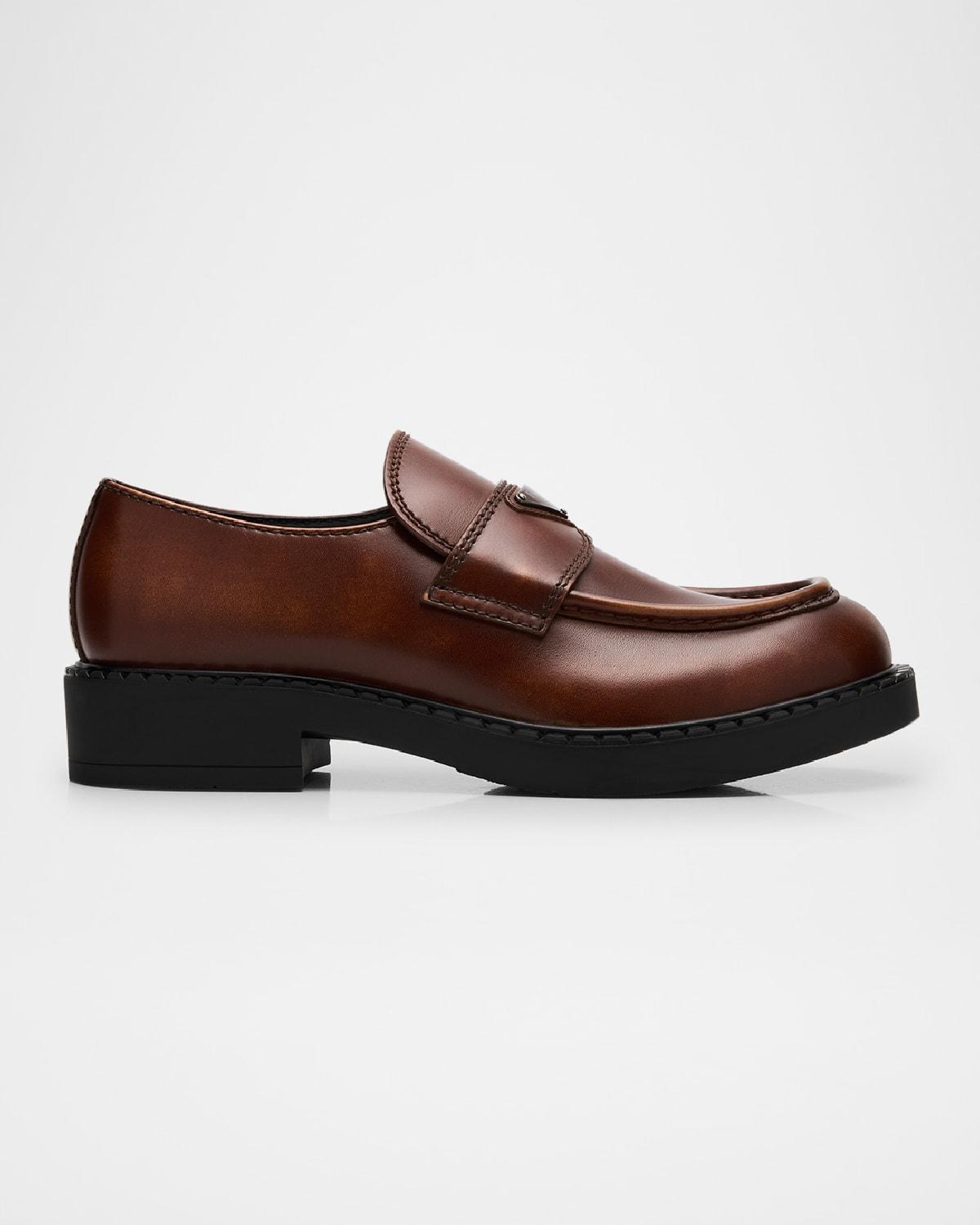 Men's Fume Leather Loafers Product Image