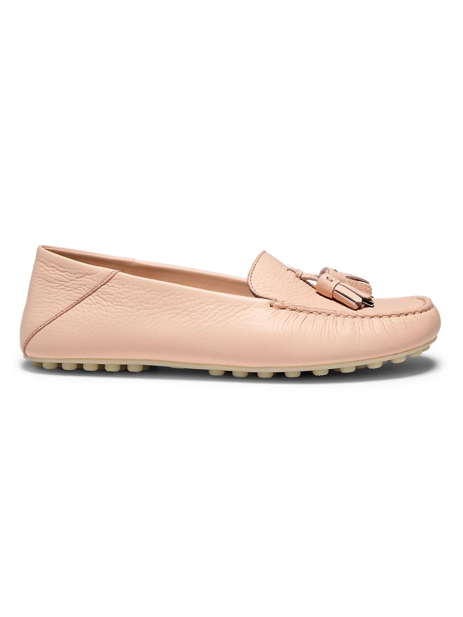 Leather Tassel Moccasin Driver Loafers Product Image