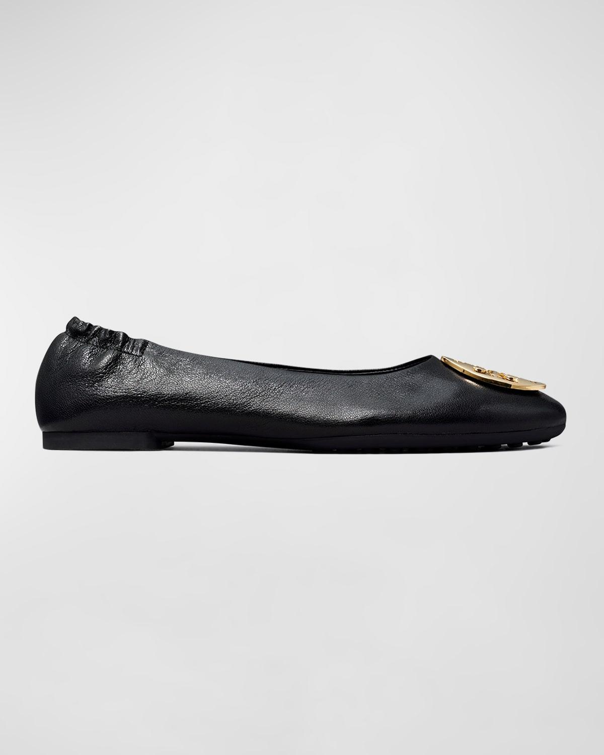 Womens Claire Leather Ballet Flats Product Image