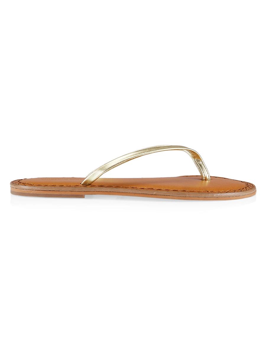 Womens Skinny Strap Flip-Flops Product Image