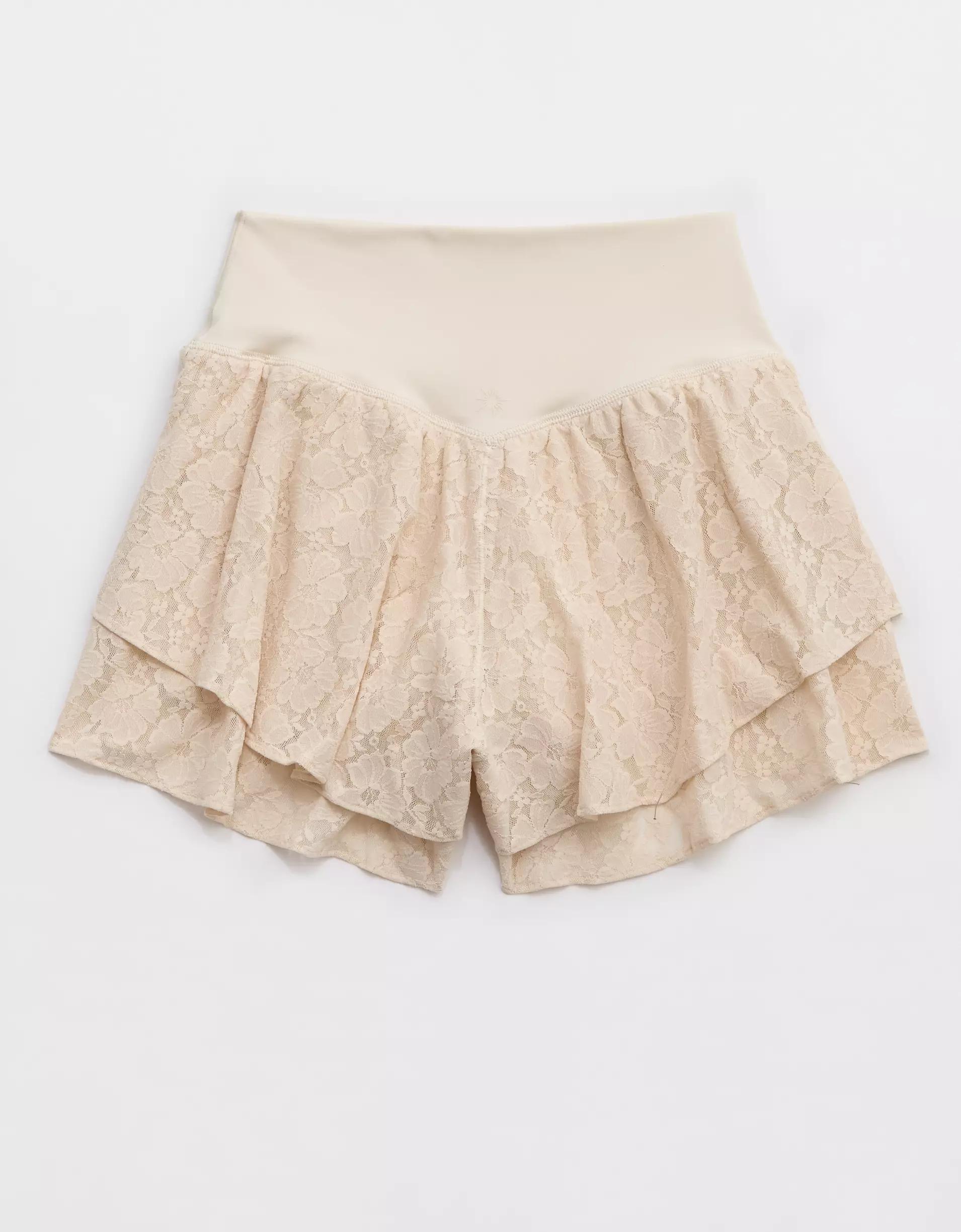 OFFLINE By Aerie Real Me Lace Flowy Short Product Image