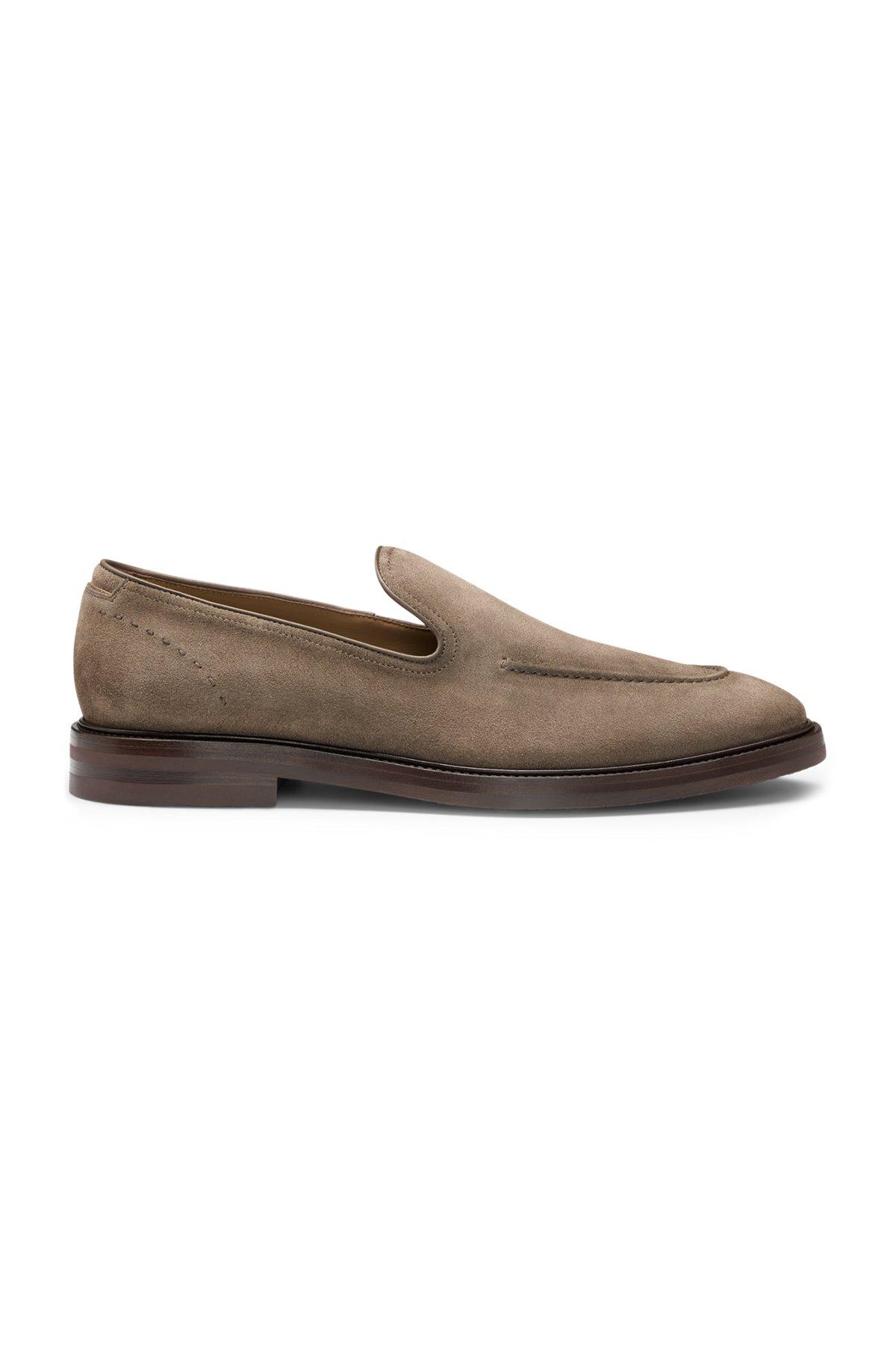 Womens Leather Ballet Flats Product Image