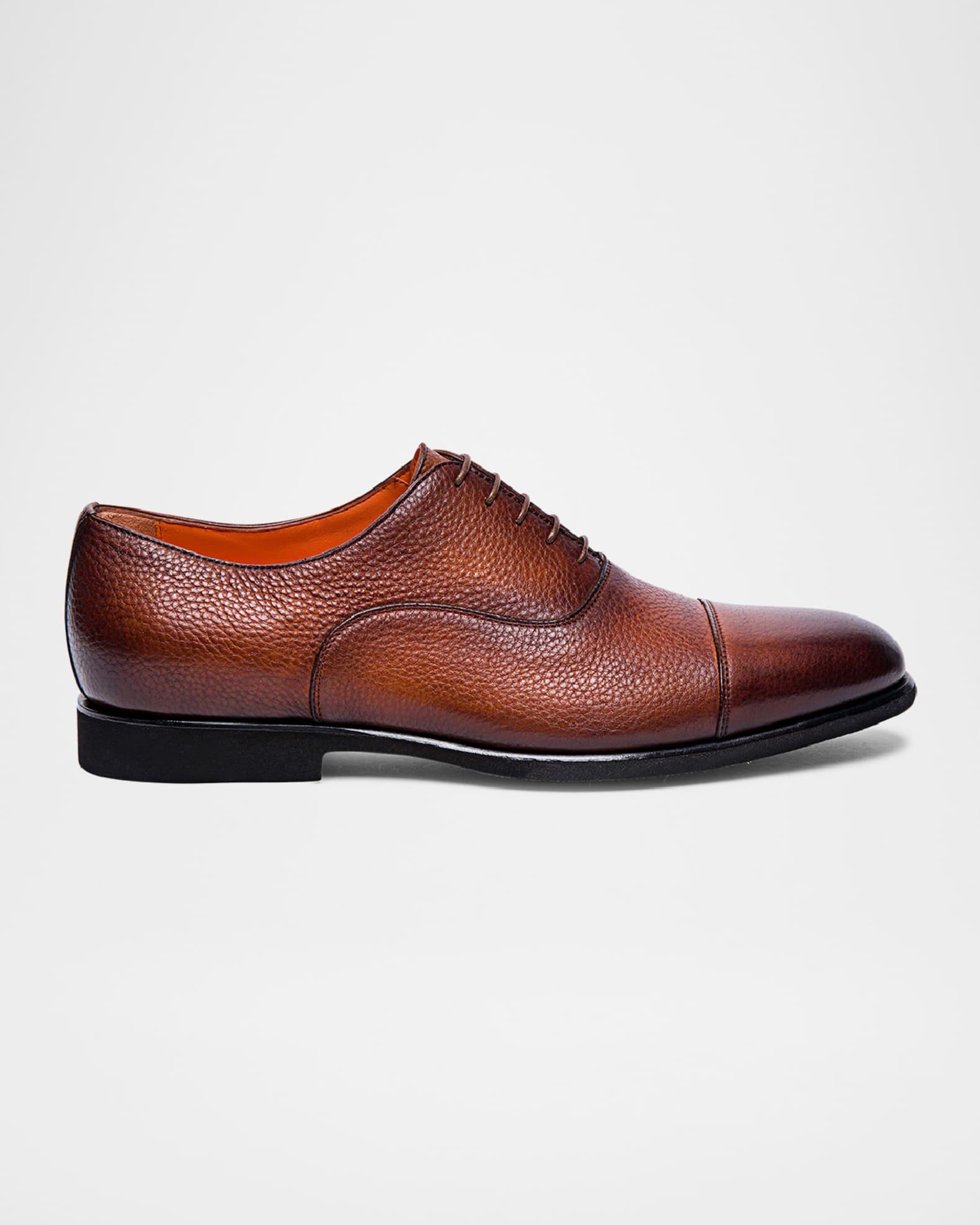 Men's Darian Grained Leather Oxfords Product Image