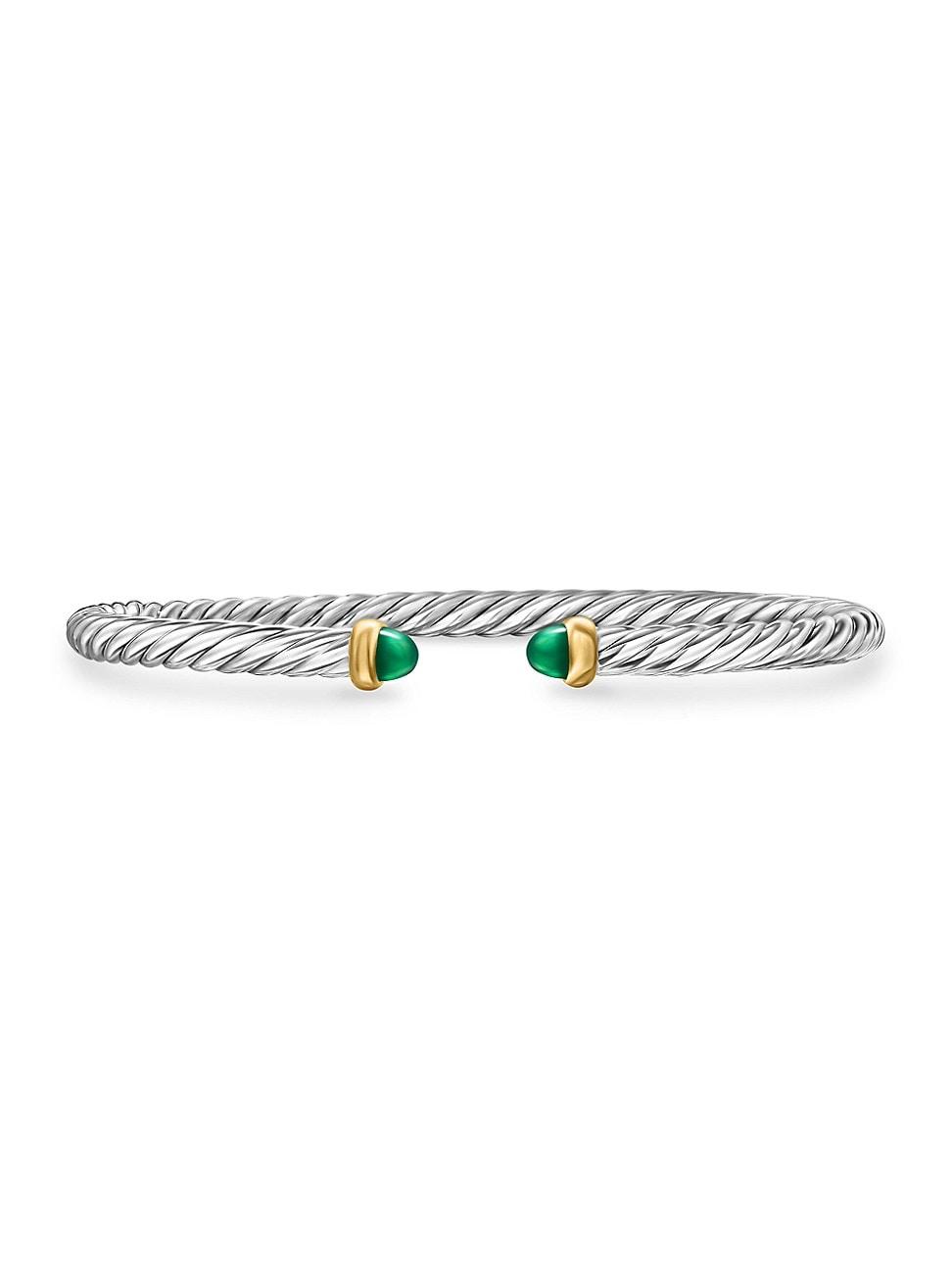 Womens Cable Flex Bracelet in Sterling Silver Product Image