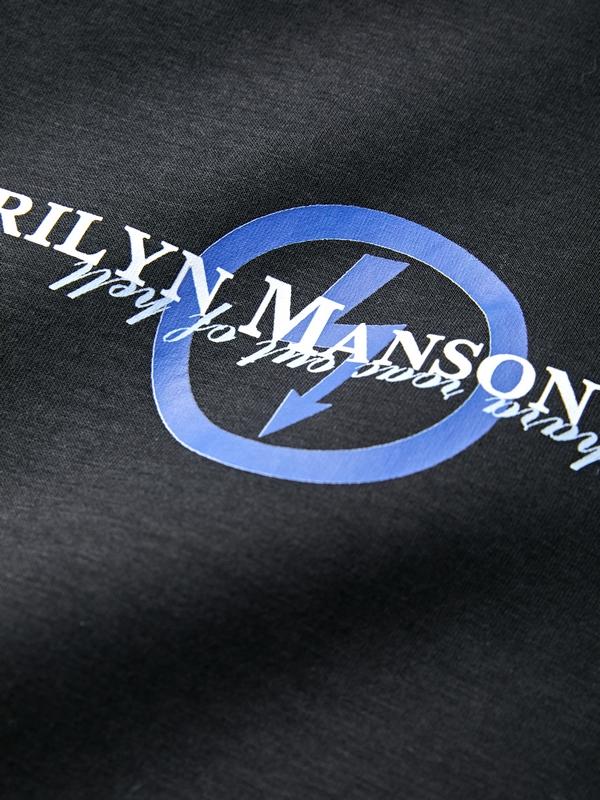 Men's Rock Character Print Oversized Hoodie Product Image