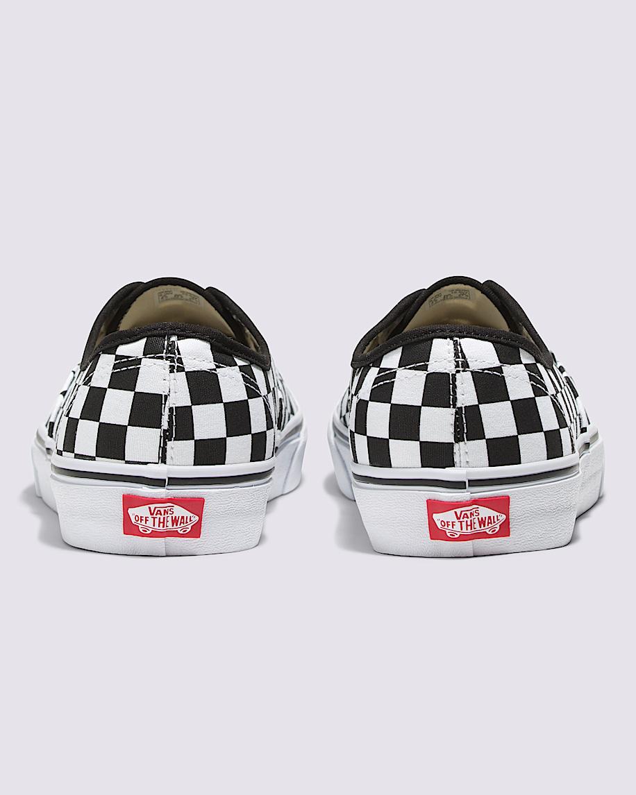Customs Authentic Checkerboard Wide Shoe in Customs| Vans US Product Image