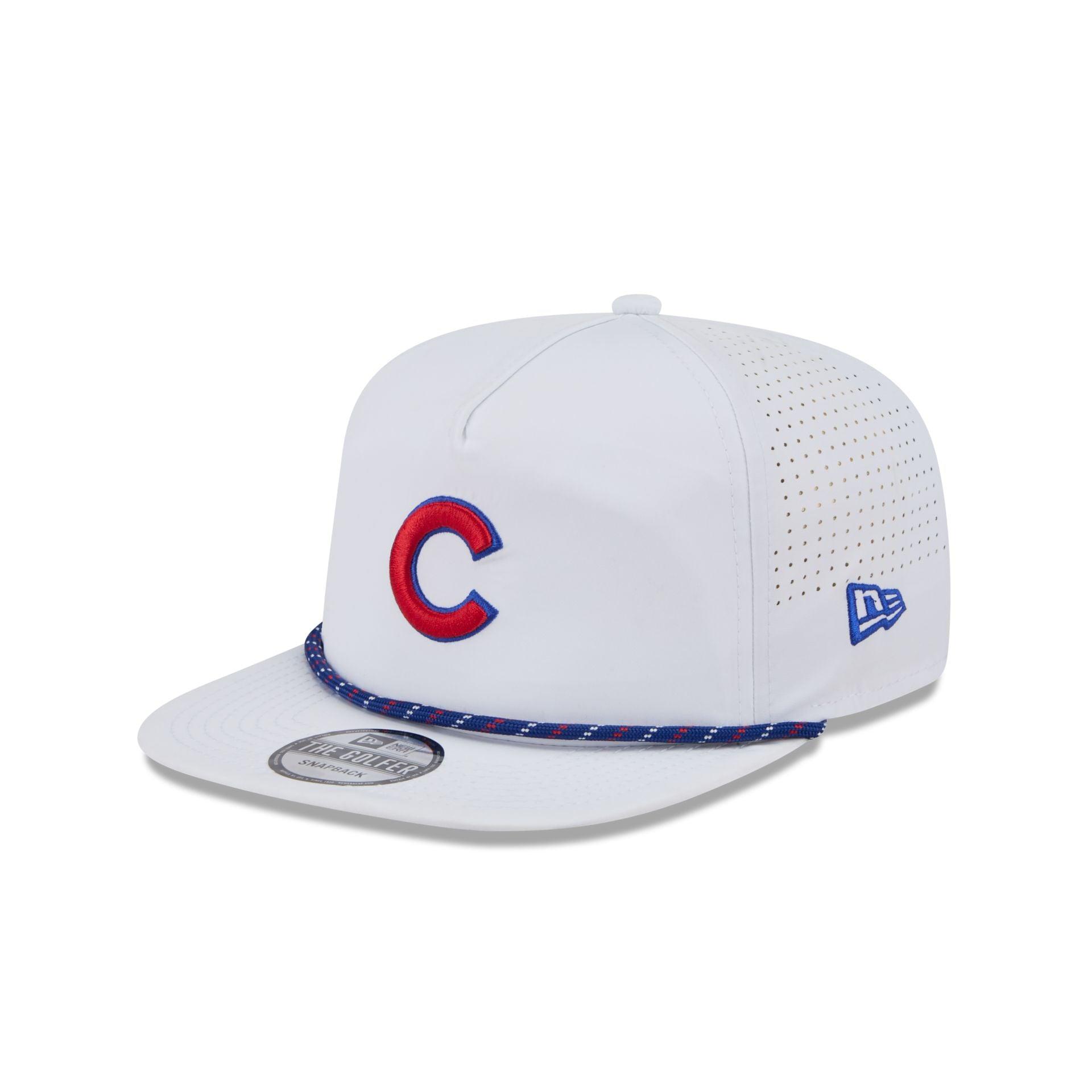 Chicago Cubs Optic White Performance Rope Golfer Hat Male Product Image