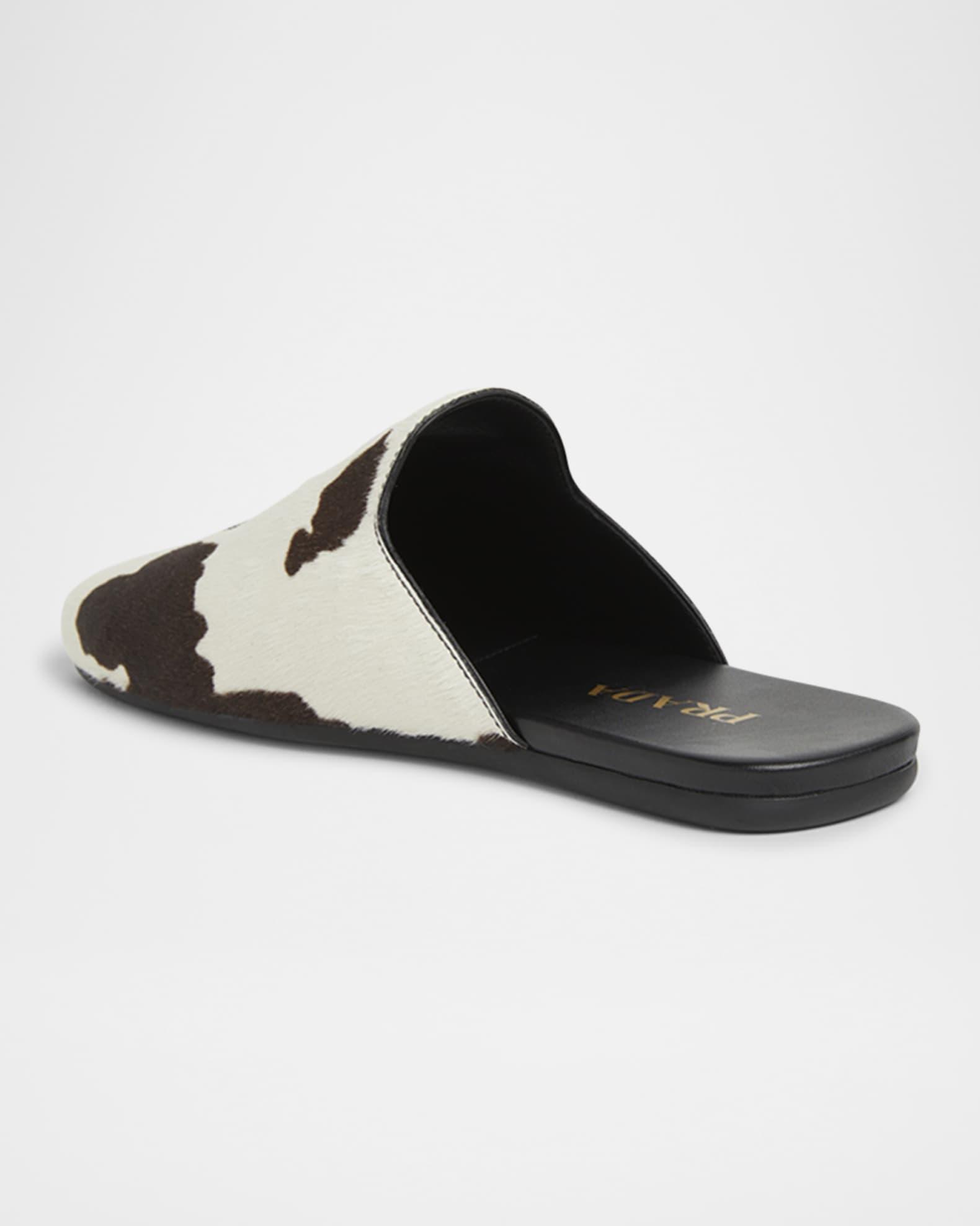 Pony Hair Flat Mules Product Image