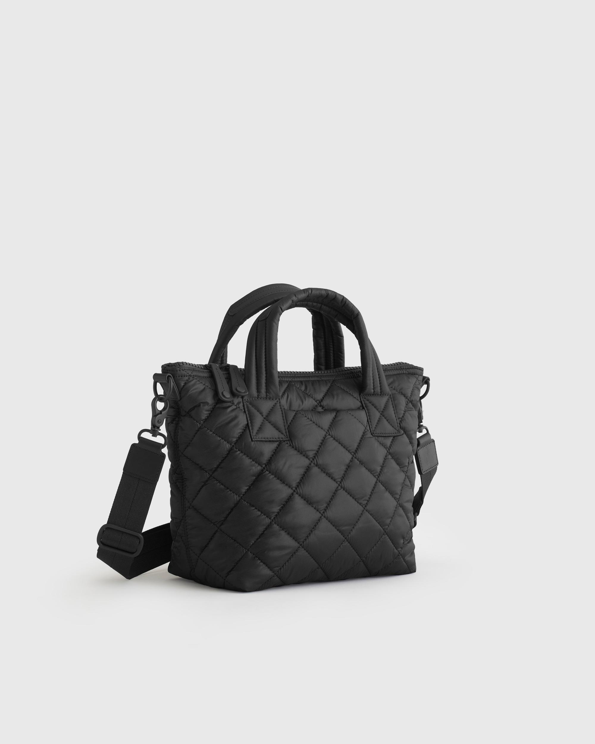 Quince | Women's Transit Quilted Small Crossbody Tote Recycled Polyester Product Image