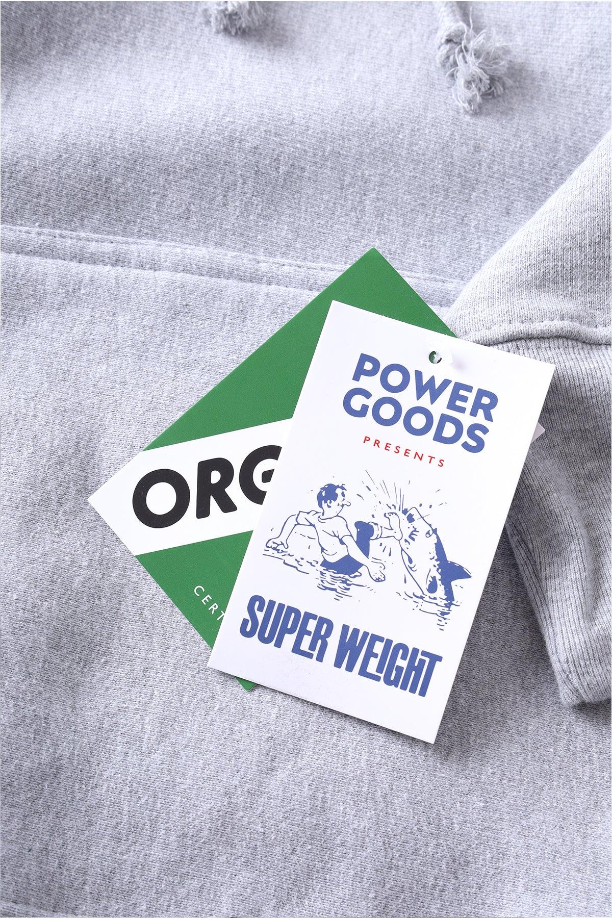 Power Goods - Super Weight Hoodie - Heather Grey Product Image