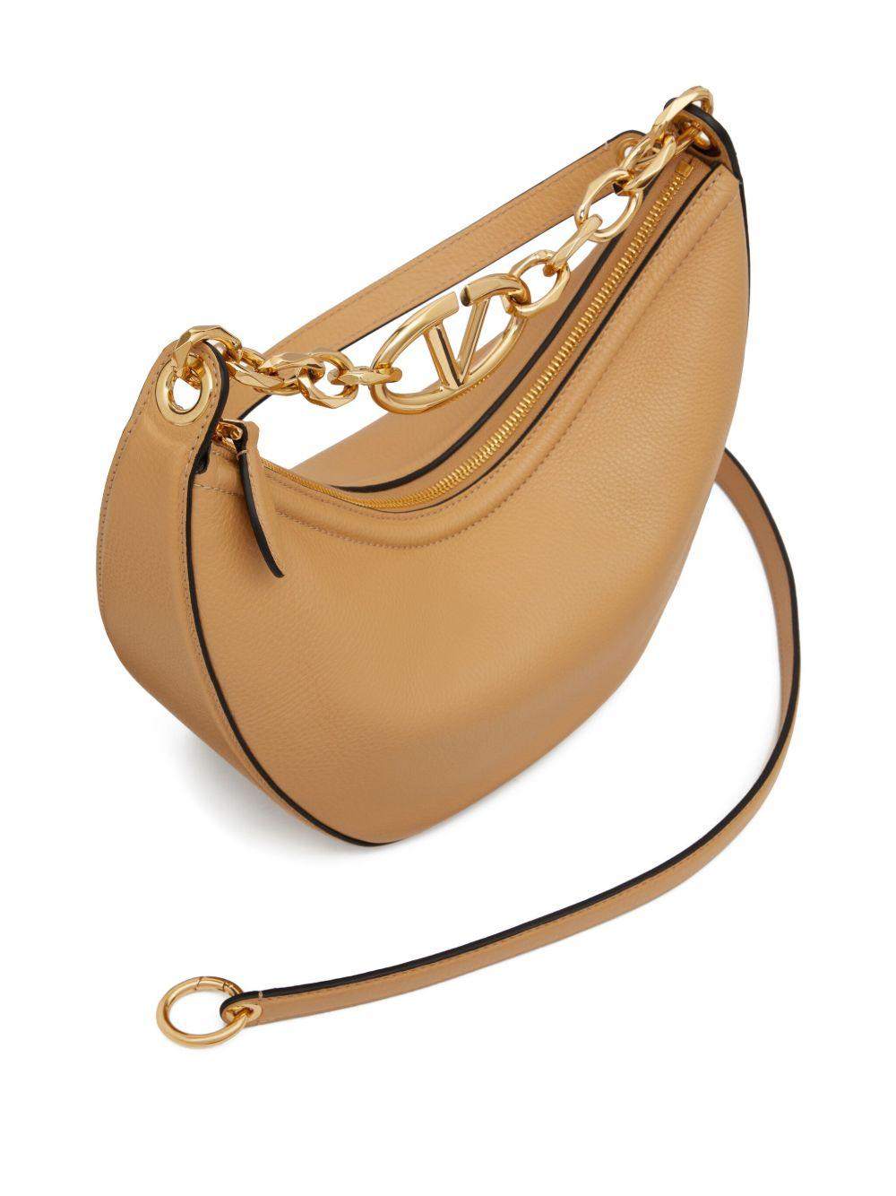 small VLogo Moon leather shoulder bag Product Image