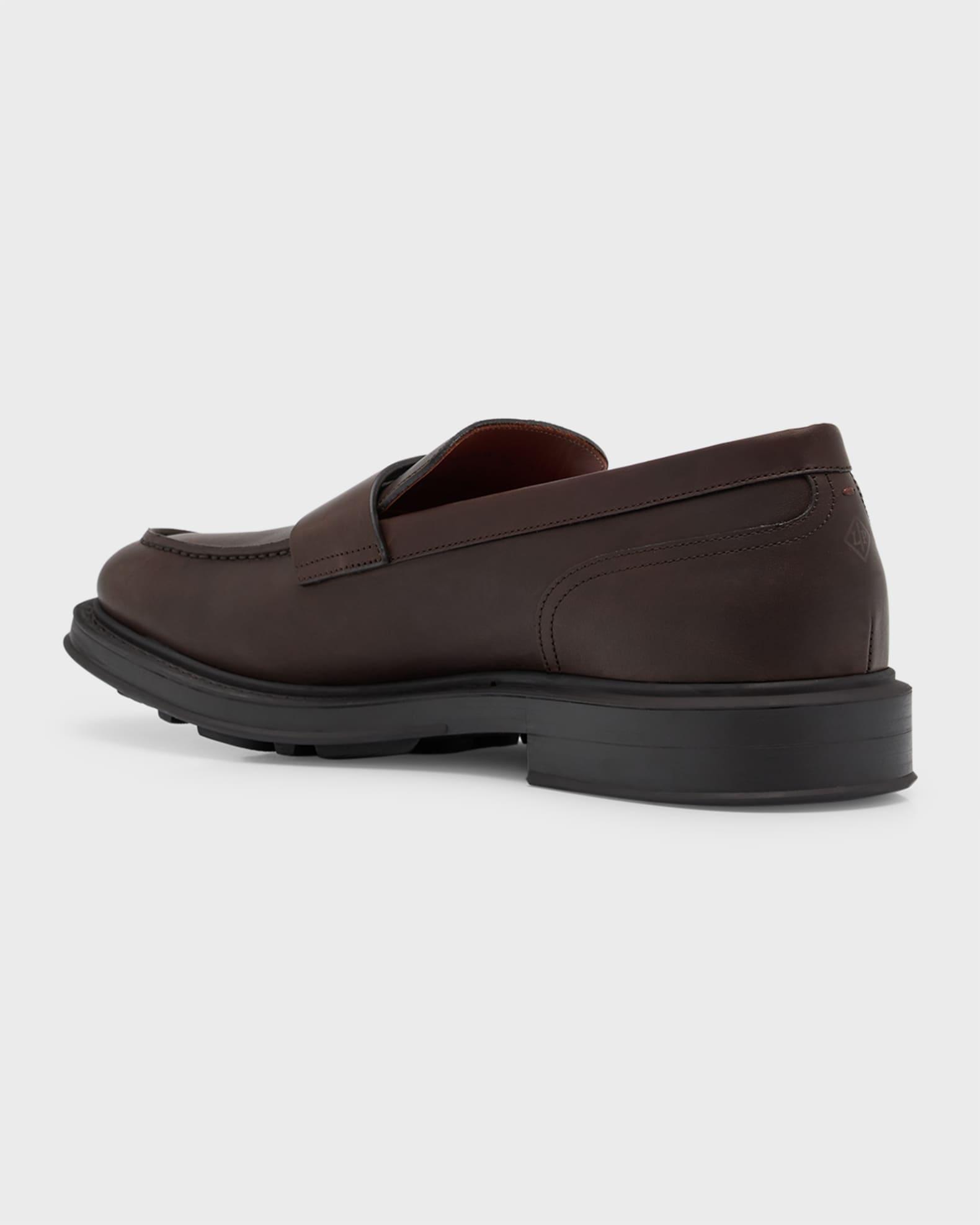 Men's Travis Leather Penny Loafers Product Image