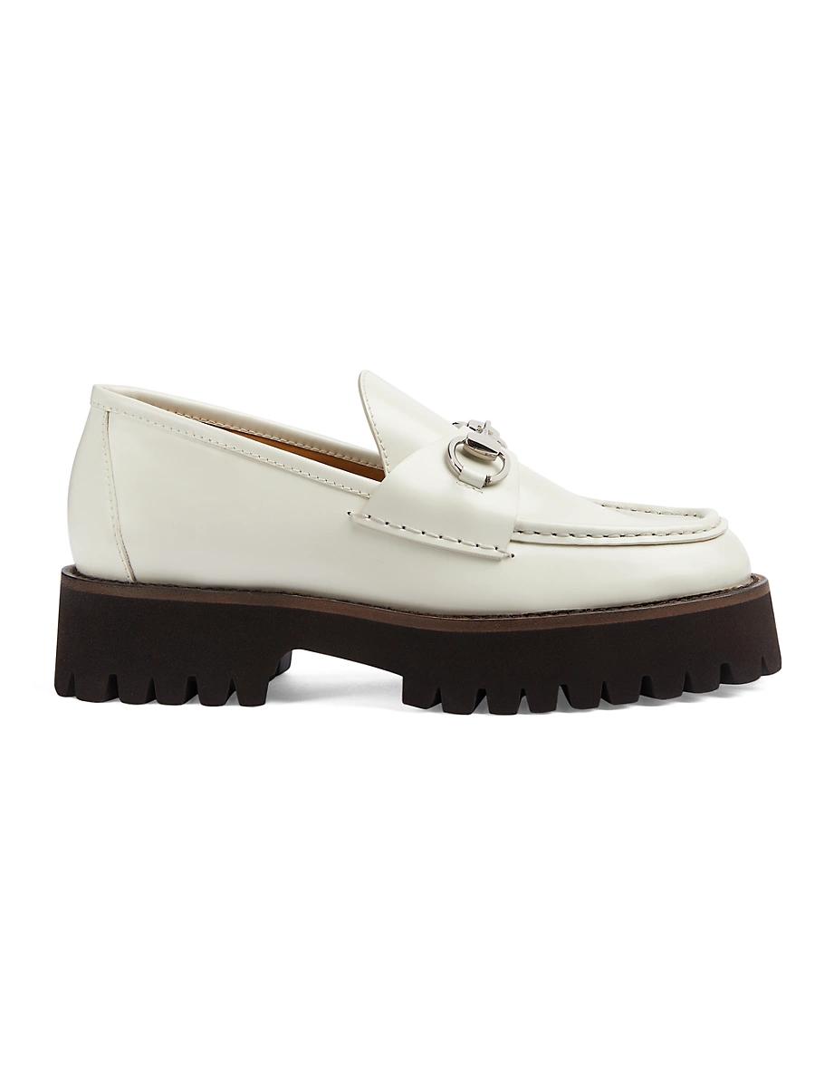 Sylke Leather Bit Loafers Product Image