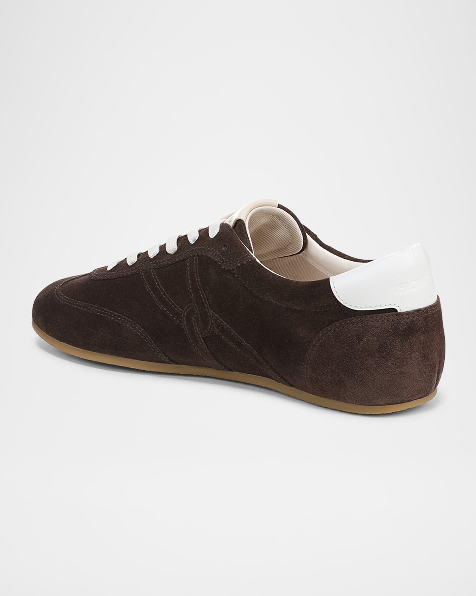 Riviera Suede Bicolor Retro Sneakers Product Image