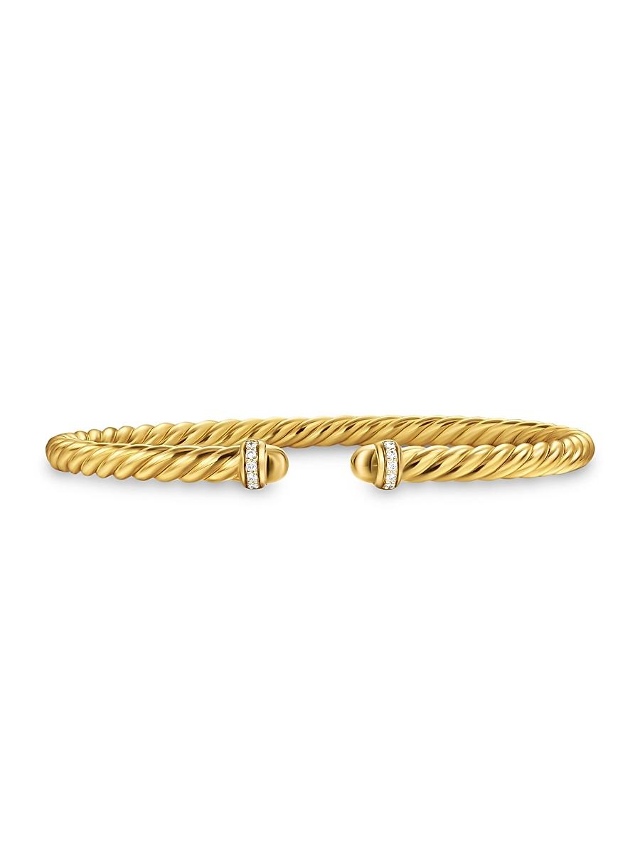 Womens Cablespira Flex Bracelet in 18K Yellow Gold Product Image