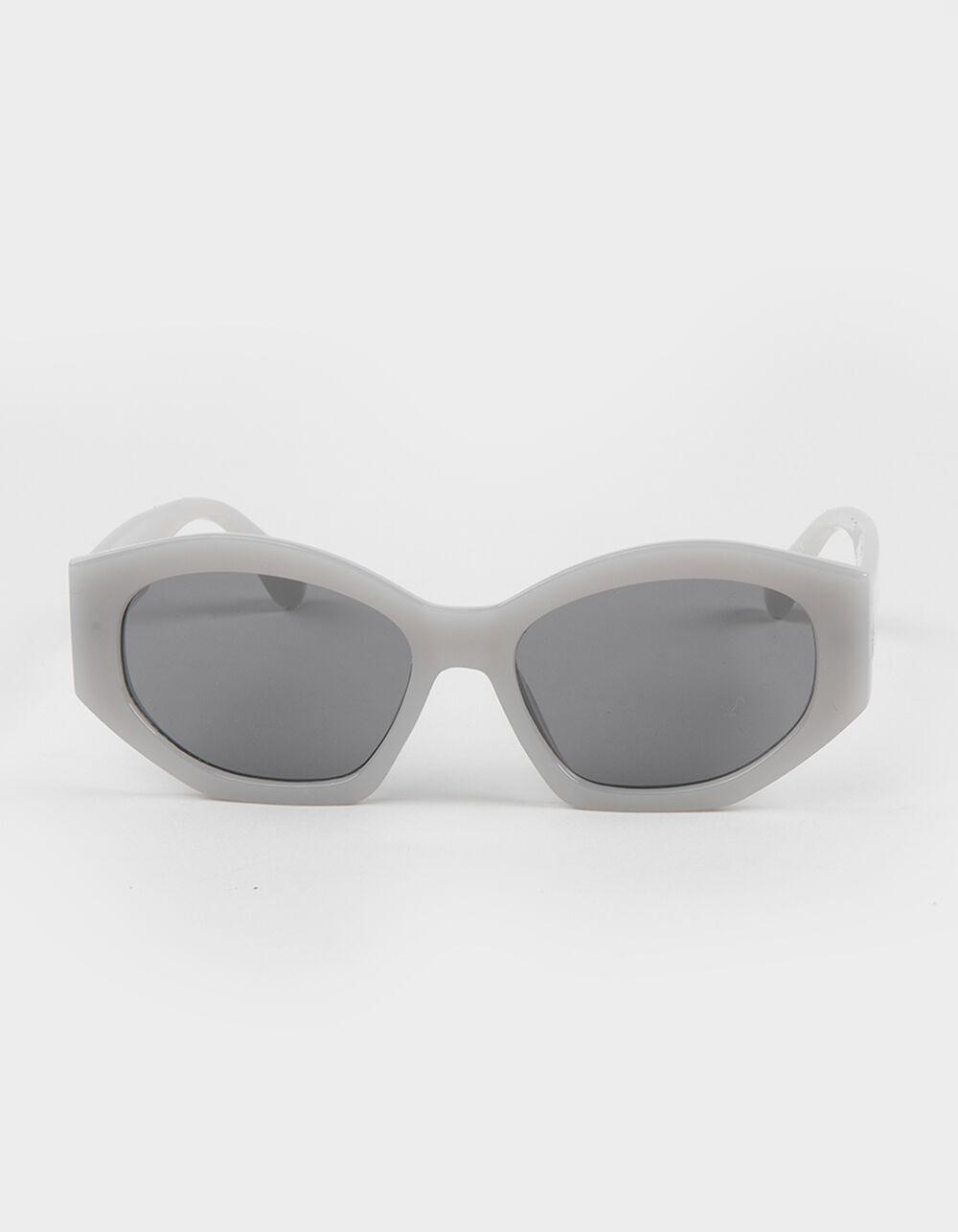 RSQ Begin Cat Eye Sunglasses  - LIGHT GRAY Product Image