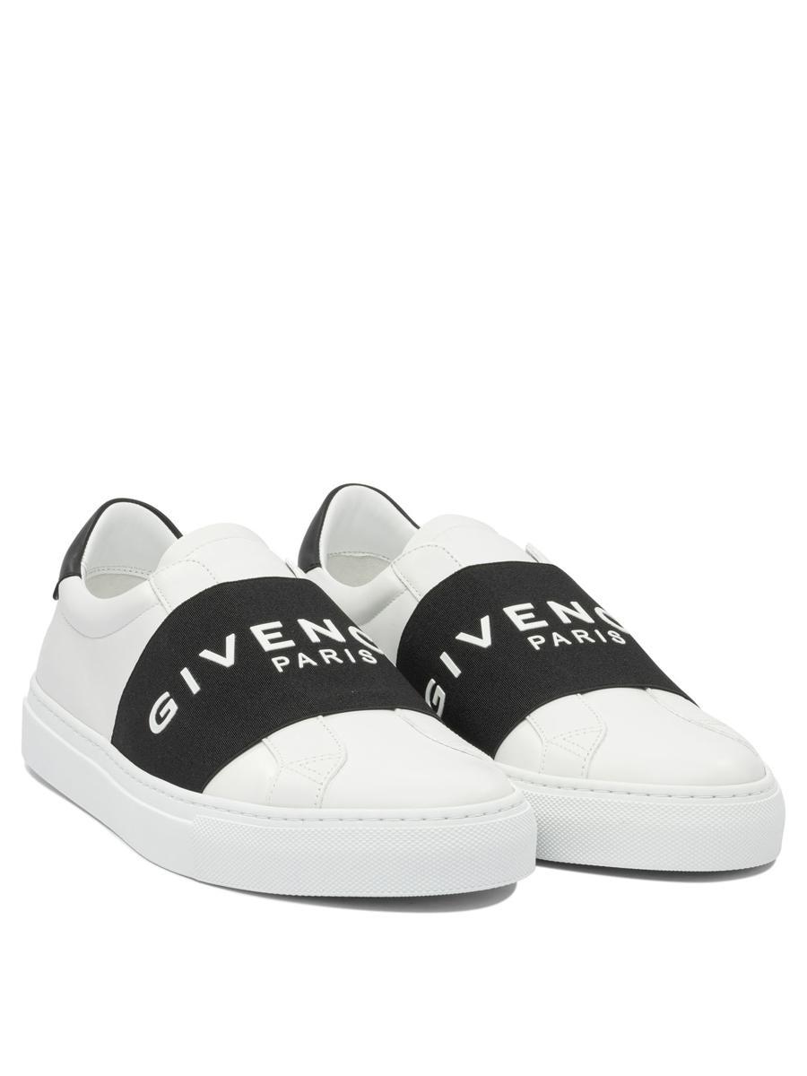 GIVENCHY Urban Street Sneakers In Leather With Elastic Band In Multi Product Image
