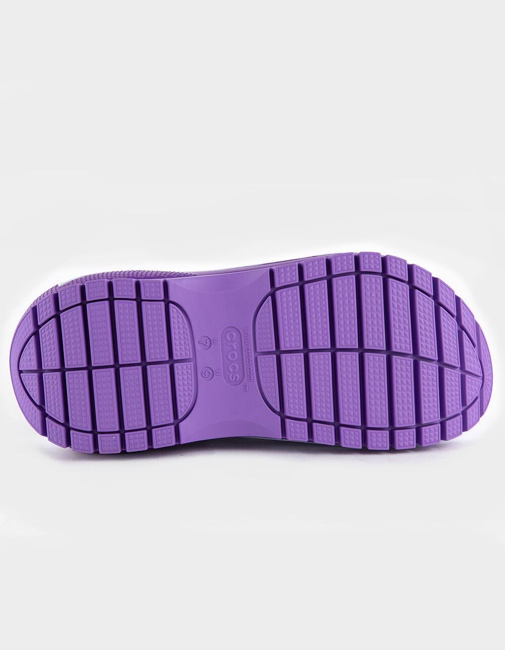 CROCS Mega Crush Womens Platform Clogs - PURPLE Product Image