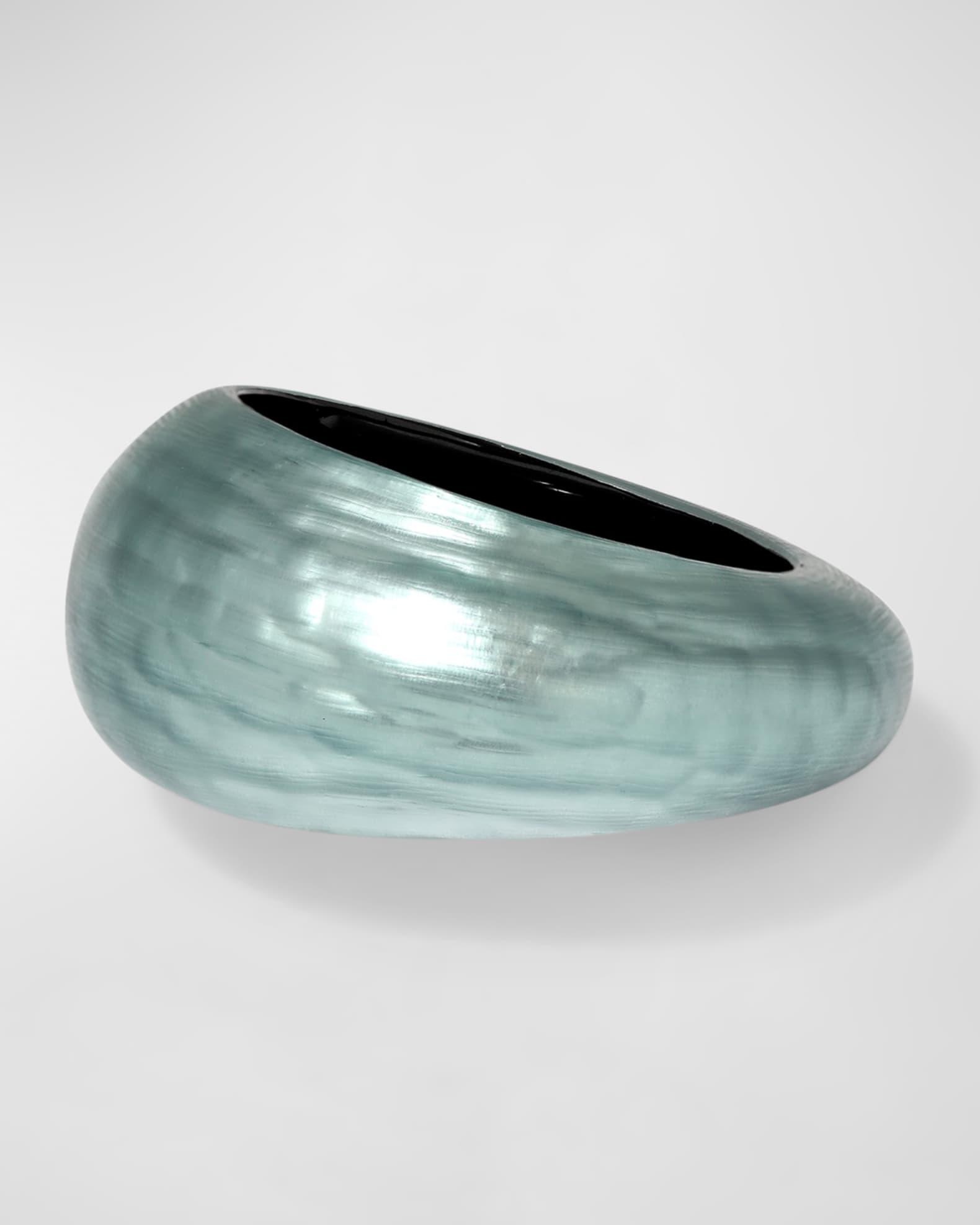 Puffy Lucite Tapered Bangle Bracelet Product Image