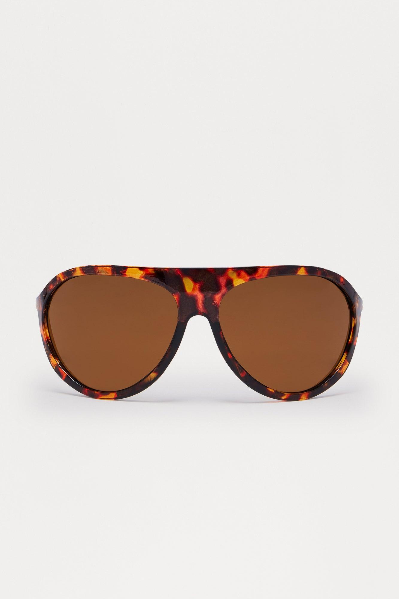 Daily Use Shield Sunglasses - Tortoise Female Product Image