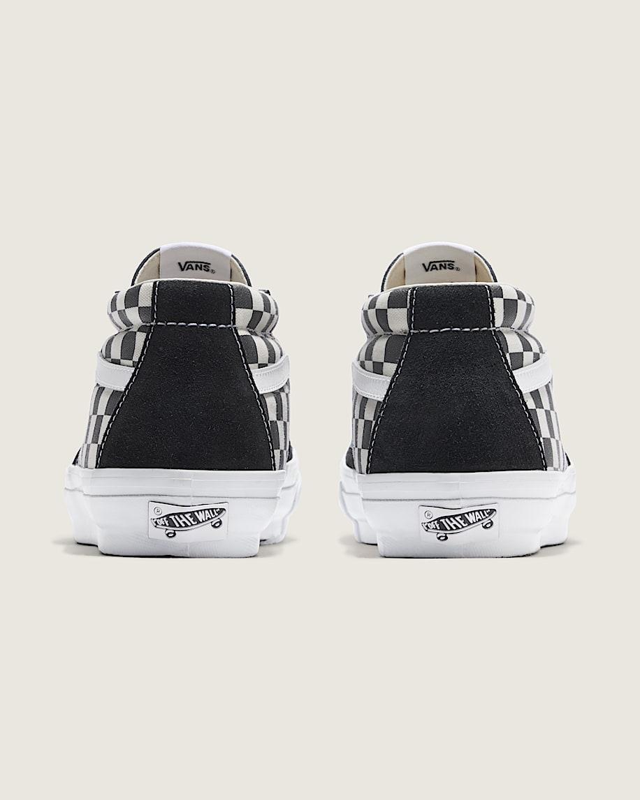 Premium Sk8-Mid Shoe in Black / White| Vans US Product Image